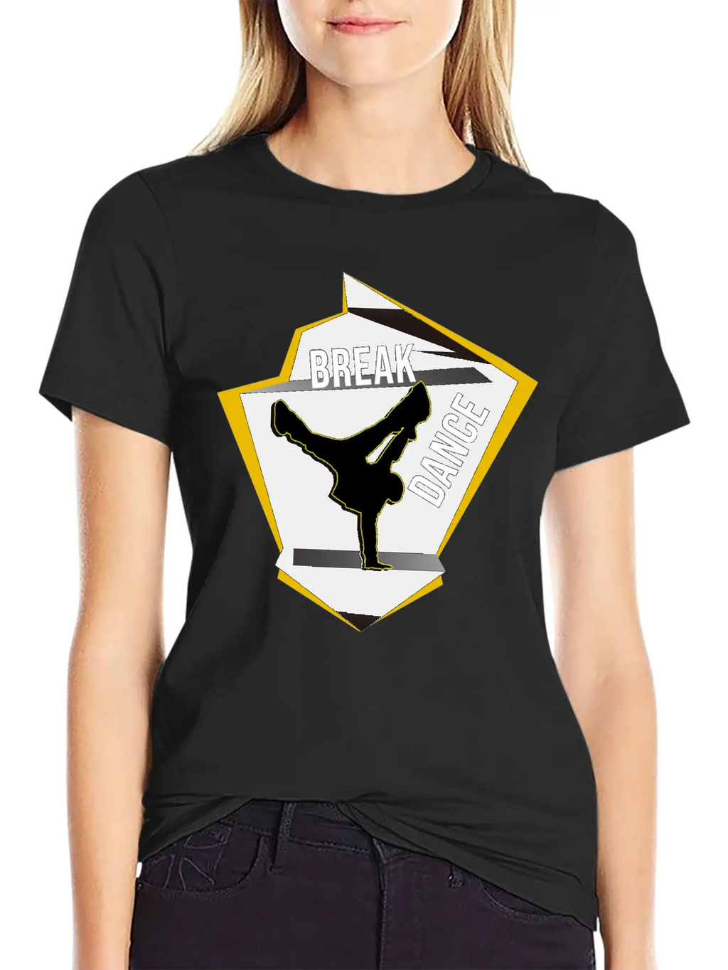 BREAK DANCE Unisex Casual T-Shirt – Clean Design For Daily Comfort