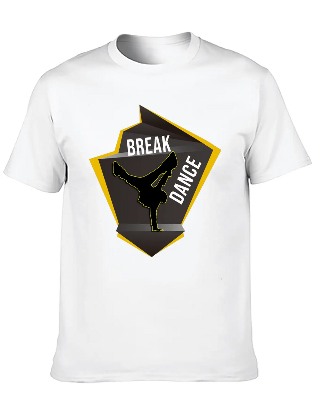 BREAK DANCE Unisex Casual T-Shirt – Clean Design For Daily Comfort