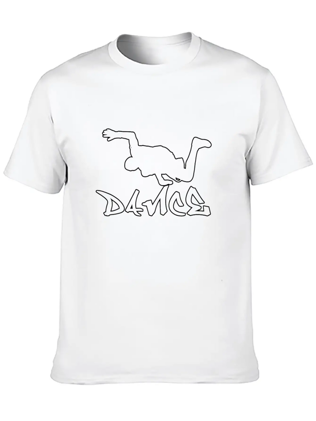 Breakdancing Classic Fit Graphic Tee For Daily Comfort – Unisex Cotton Shirt