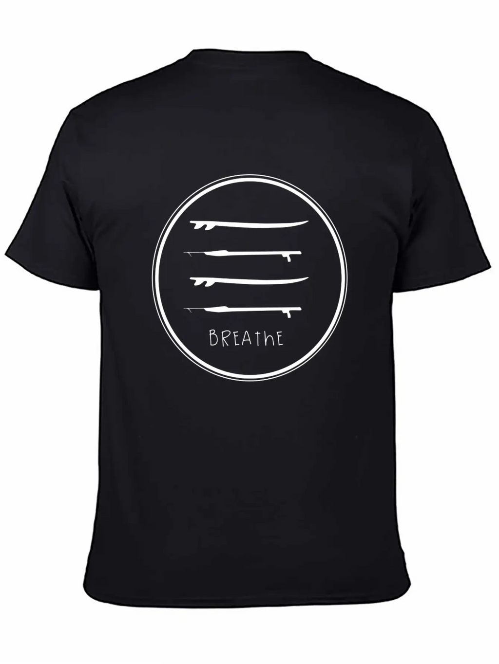 Breathe Circle Casual Graphic T-Shirt – Simple And Comfortable Daily Wear