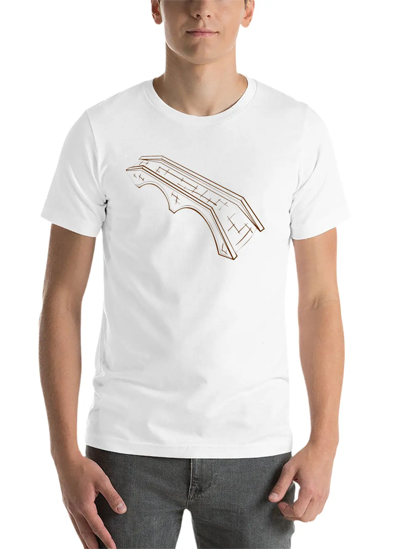 Bridge Bruecke Architecture Architektur Bauen12 Casual Graphic T-Shirt – Simple And Comfortable Daily Wear