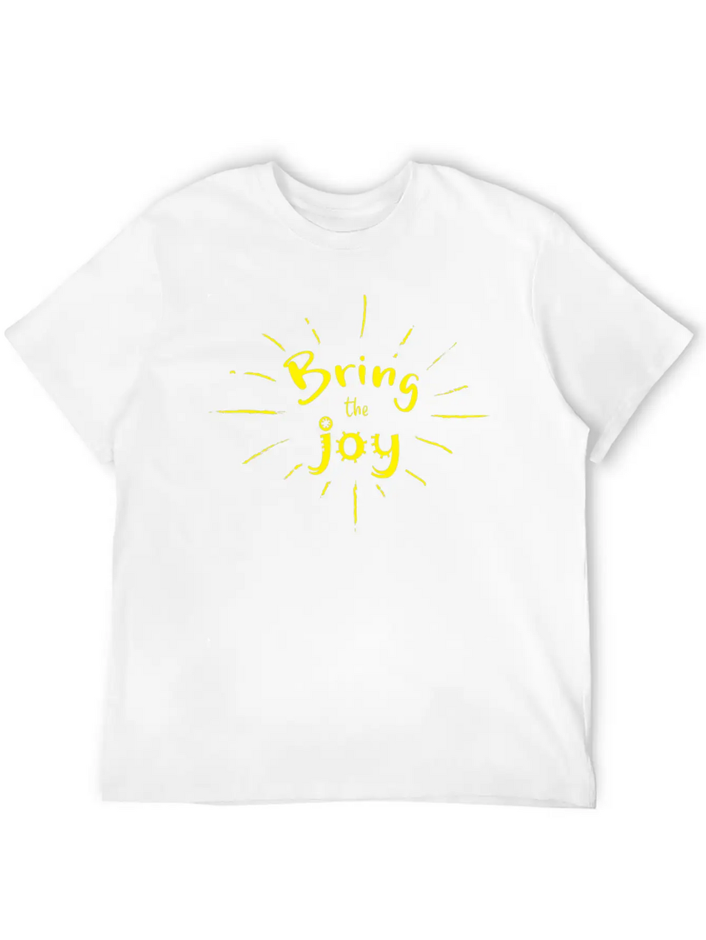 Bring The Joy! Essential Cotton Tee For Daily Outfits – Unisex Style