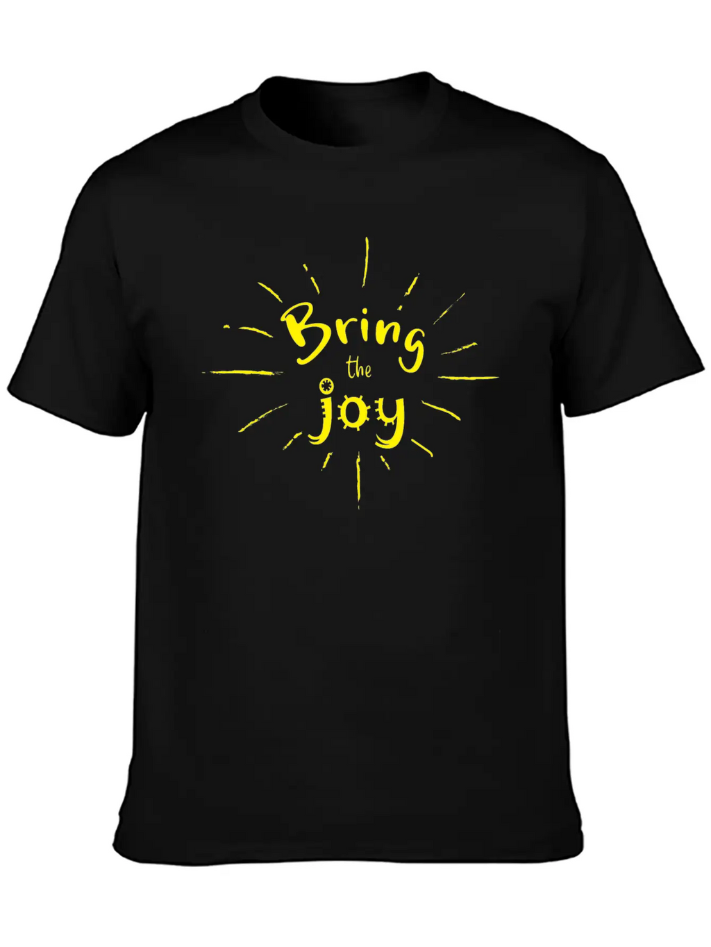 Bring The Joy! Essential Cotton Tee For Daily Outfits – Unisex Style