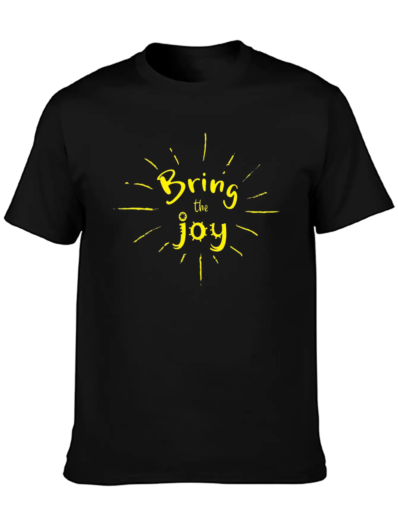 Bring The Joy! Essential Cotton Tee For Daily Outfits – Unisex Style