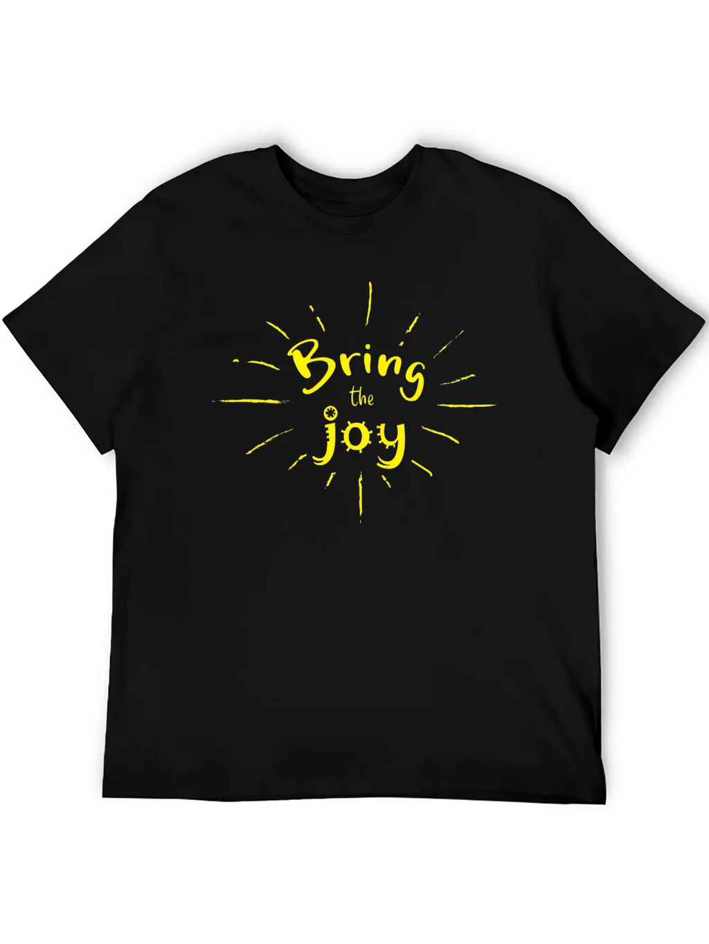 Bring The Joy! Essential Cotton Tee For Daily Outfits – Unisex Style