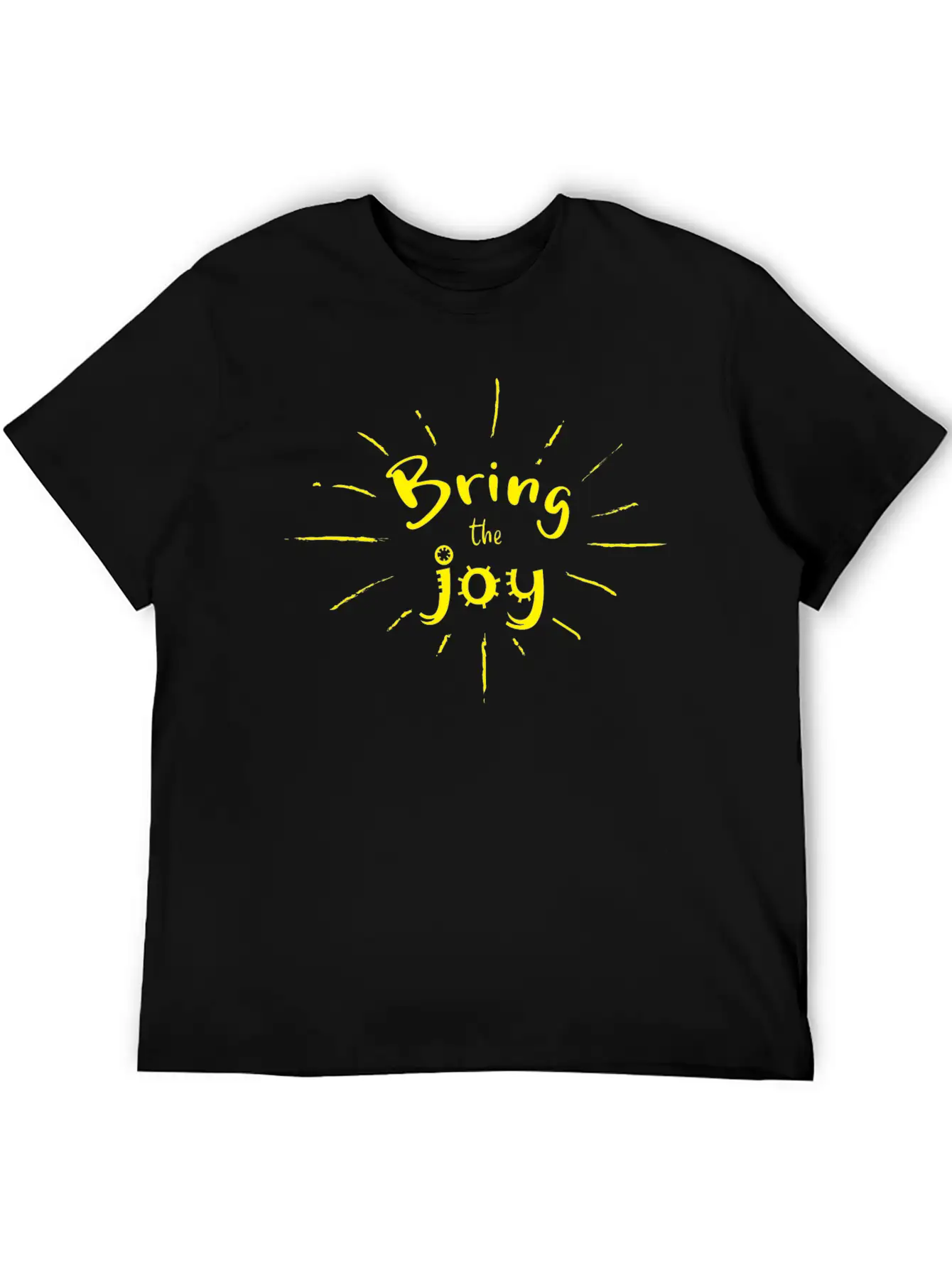 Bring The Joy! Essential Cotton Tee For Daily Outfits – Unisex Style