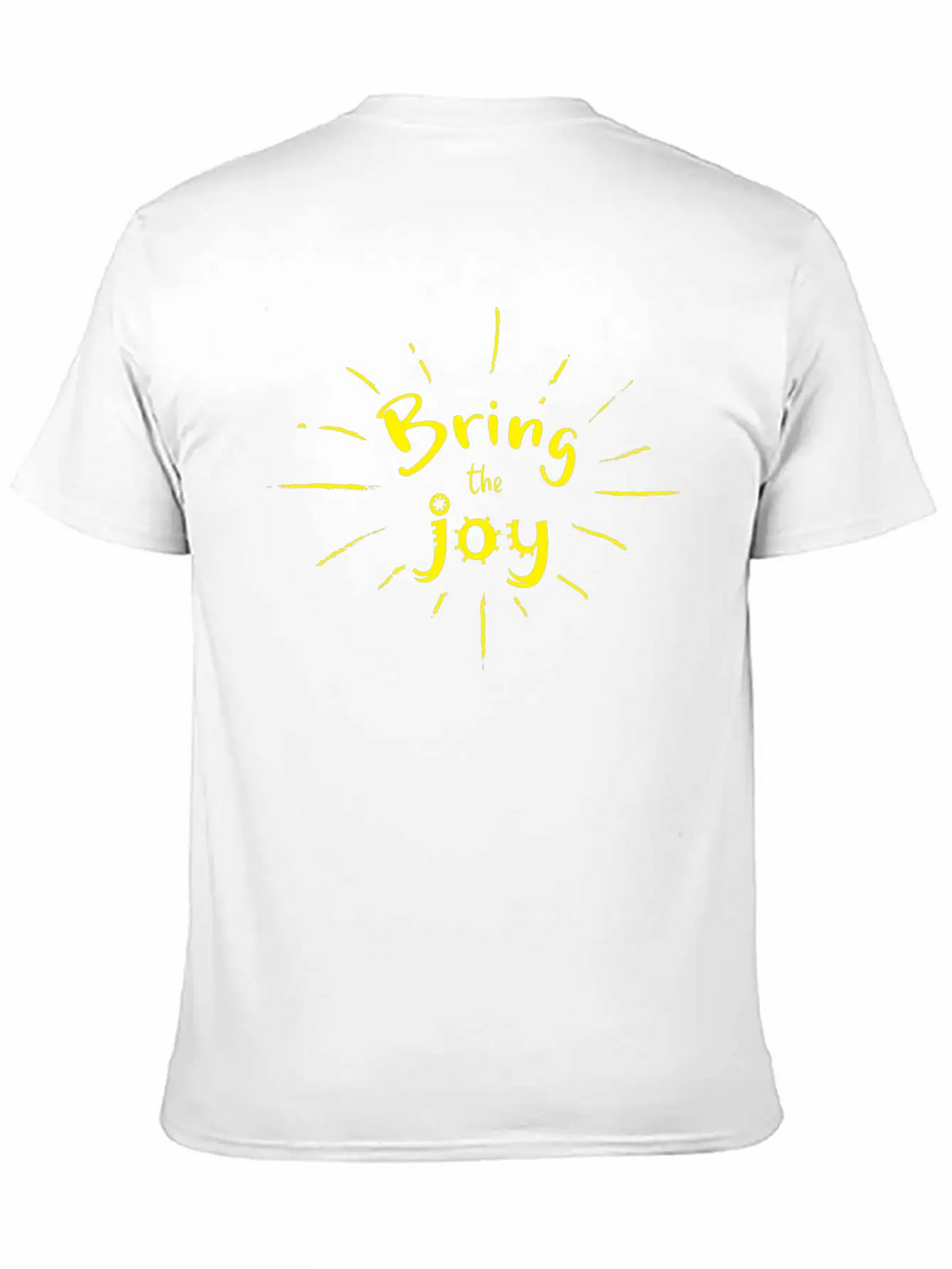 Bring The Joy! Essential Cotton Tee For Daily Outfits – Unisex Style