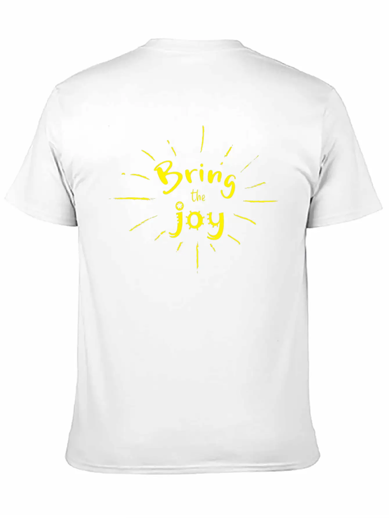 Bring The Joy! Essential Cotton Tee For Daily Outfits – Unisex Style