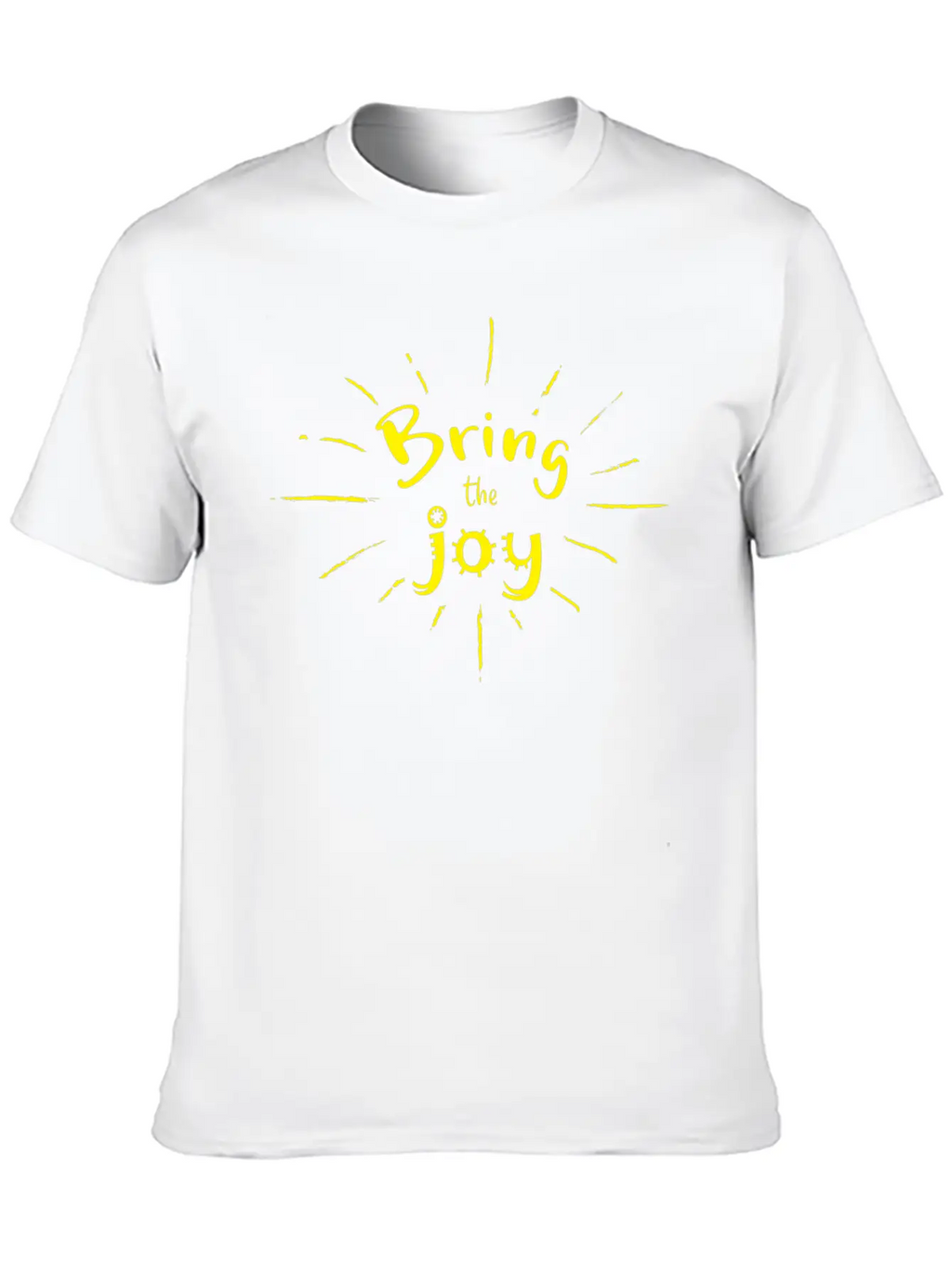 Bring The Joy! Essential Cotton Tee For Daily Outfits – Unisex Style