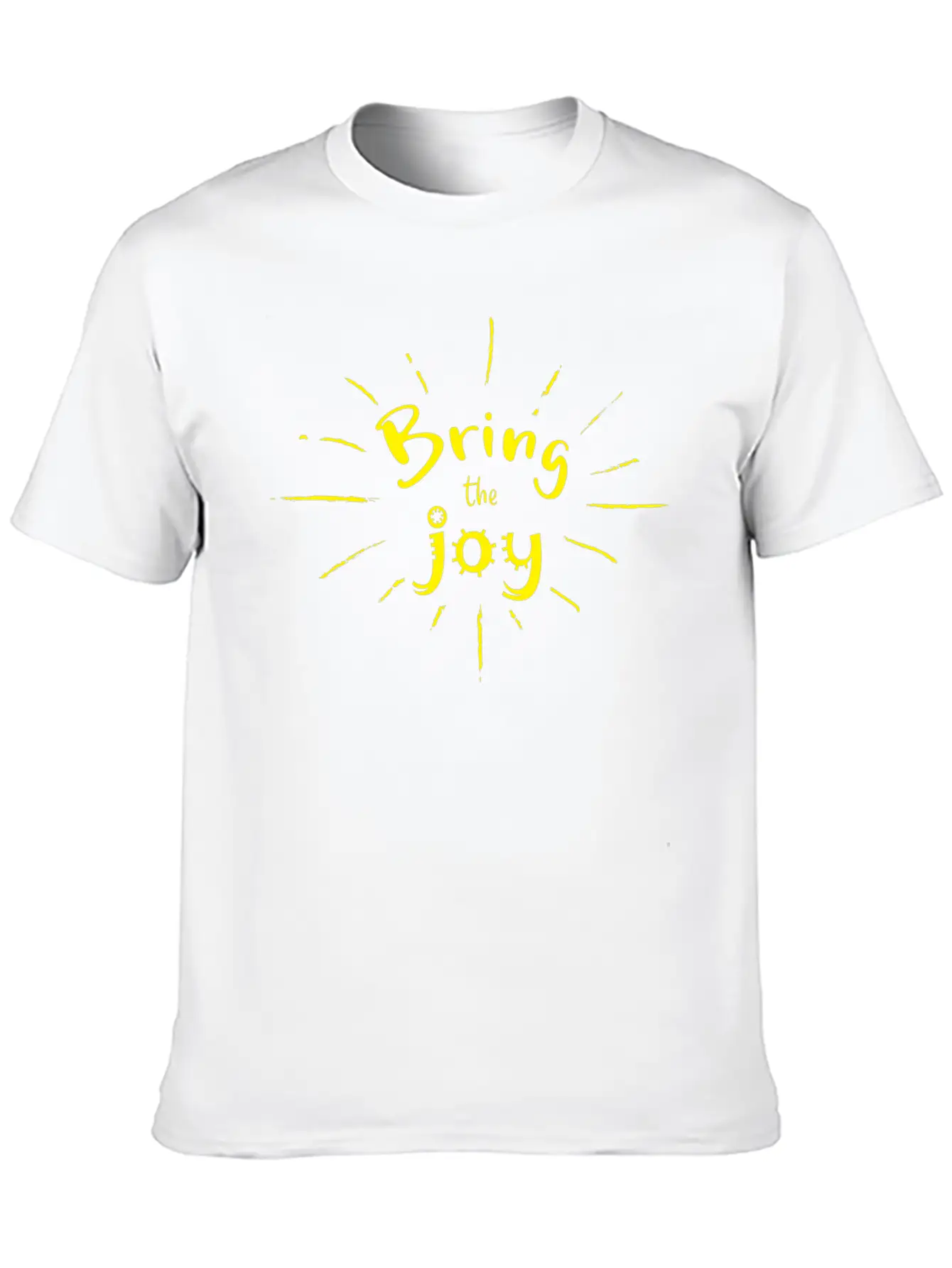 Bring The Joy! Essential Cotton Tee For Daily Outfits – Unisex Style