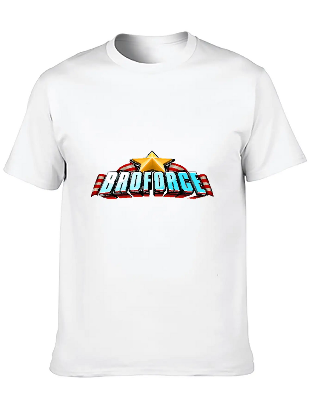 Broforce Stylish Everyday T-Shirt – Unisex Basic Cotton Tee