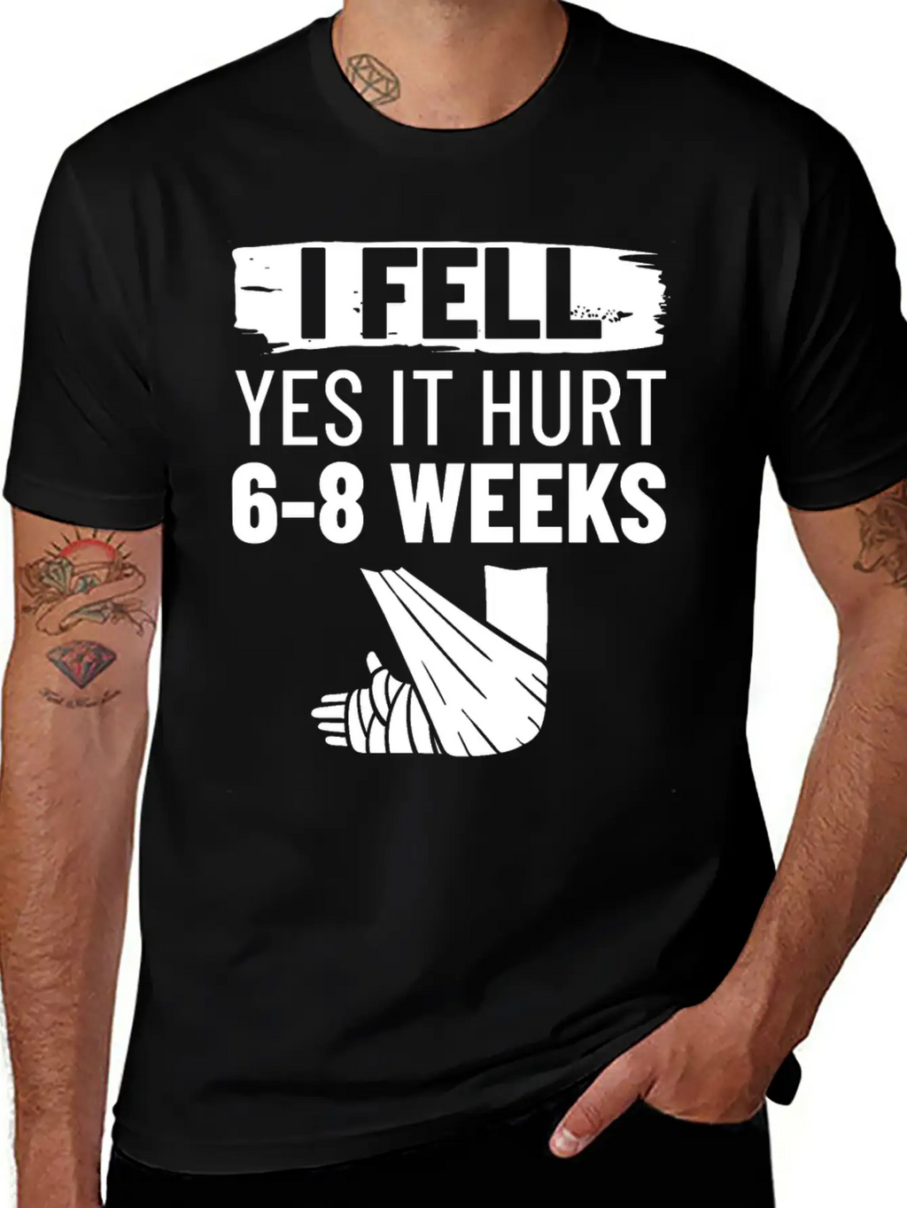 Broken Arm Funny Recovery Get Well Sling Unisex Casual T-Shirt – Clean Design For Daily Comfort