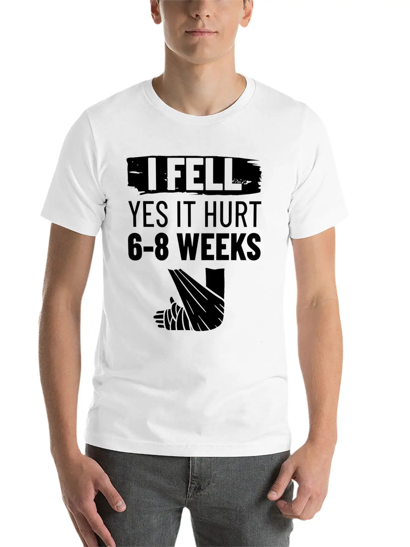 Broken Arm Funny Recovery Get Well Sling Unisex Casual T-Shirt – Clean Design For Daily Comfort