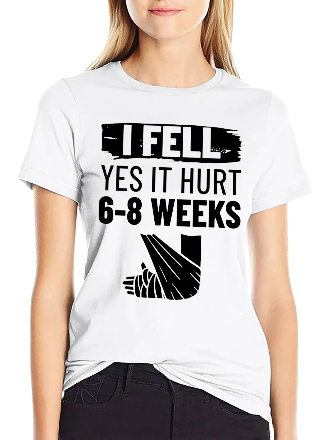 Broken Arm Funny Recovery Get Well Sling Unisex Casual T-Shirt – Clean Design For Daily Comfort