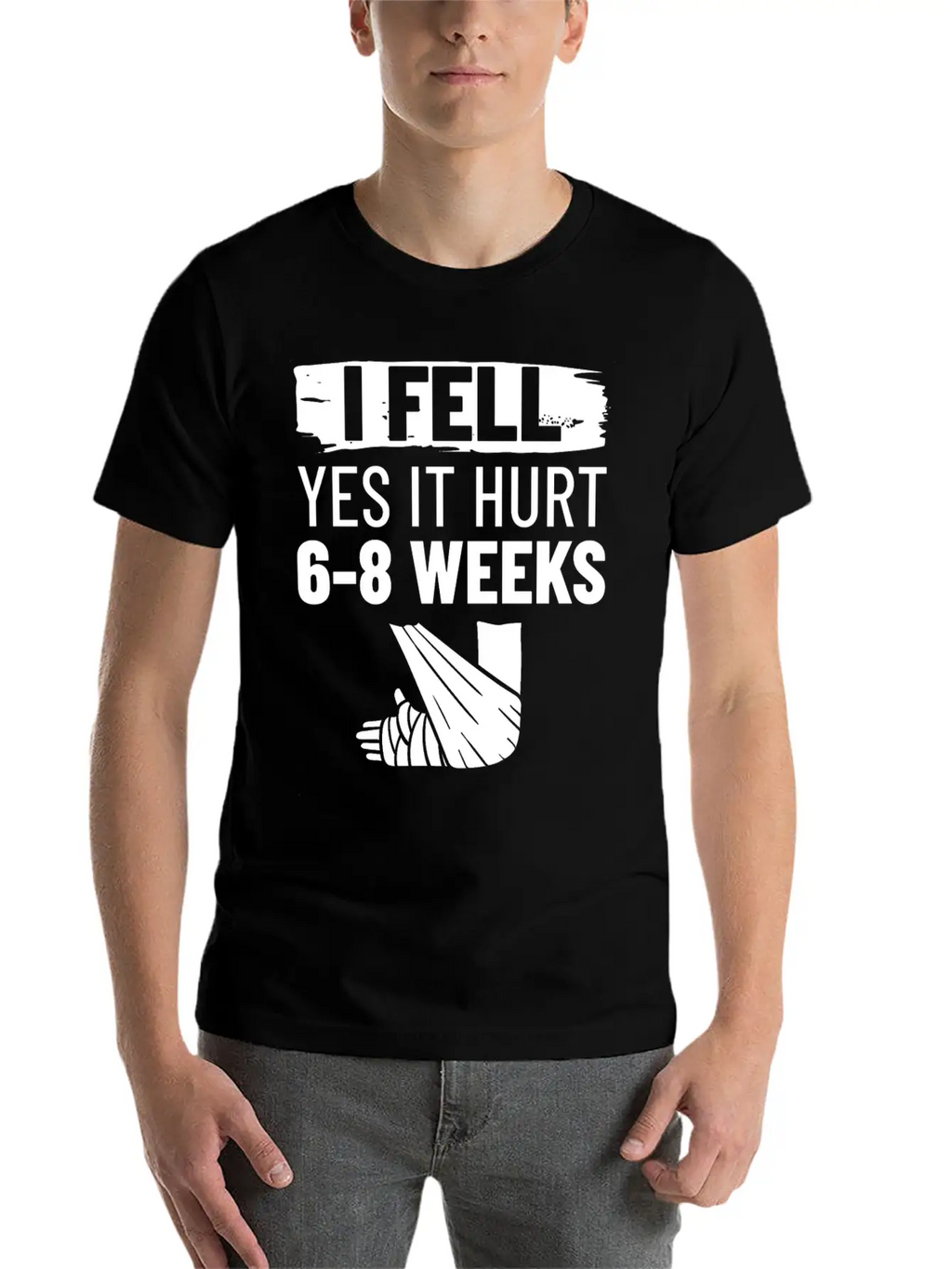 Broken Arm Funny Recovery Get Well Sling Unisex Casual T-Shirt – Clean Design For Daily Comfort