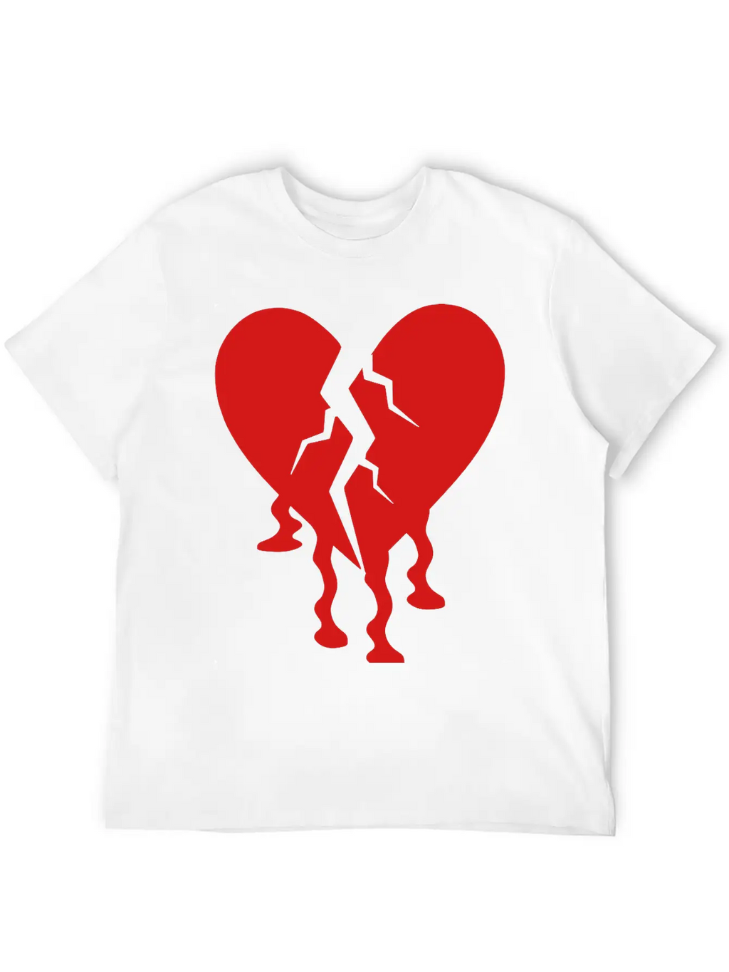 Broken Heart Unisex Casual T-Shirt – Clean Design For Daily Comfort