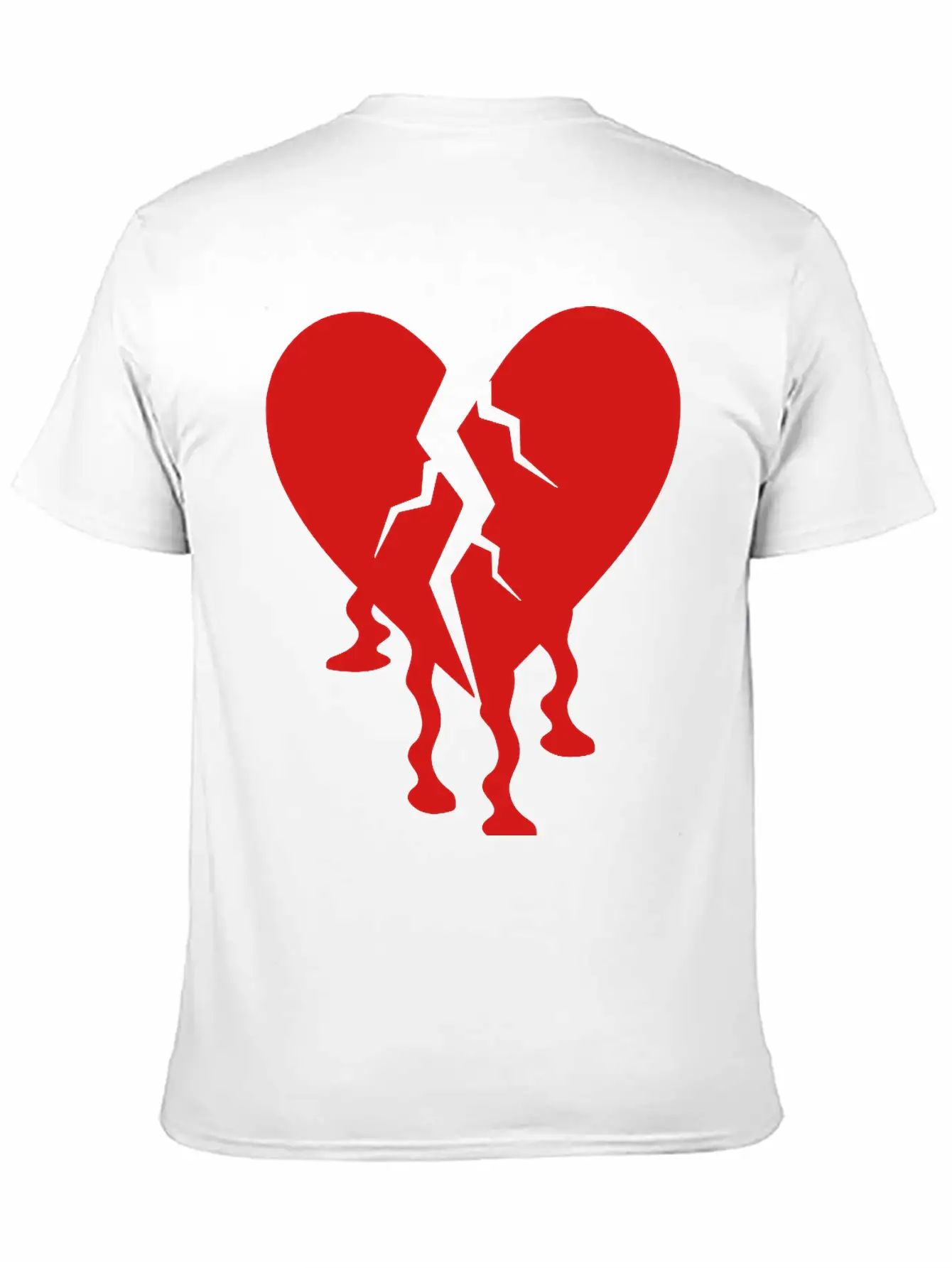 Broken Heart Unisex Casual T-Shirt – Clean Design For Daily Comfort