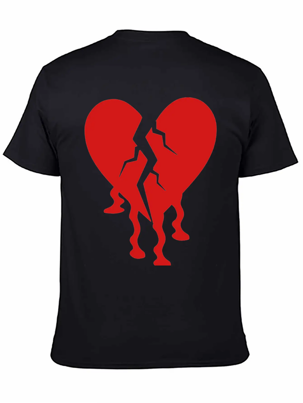 Broken Heart Unisex Casual T-Shirt – Clean Design For Daily Comfort