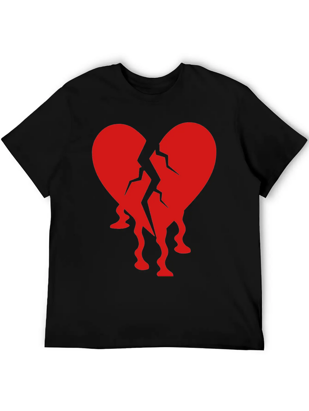 Broken Heart Unisex Casual T-Shirt – Clean Design For Daily Comfort