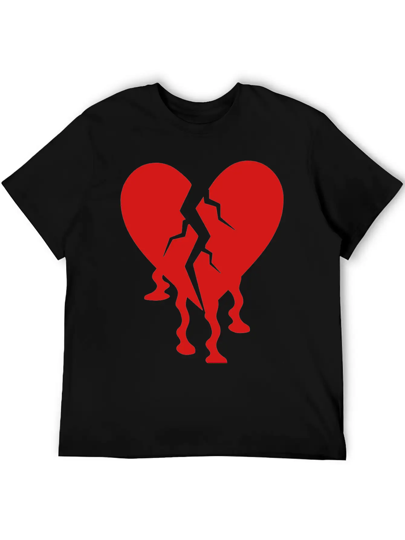 Broken Heart Unisex Casual T-Shirt – Clean Design For Daily Comfort