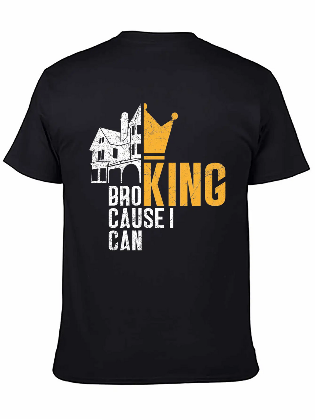 Broking KING - Cause I Can - Gift Idea For Brokers Stylish Everyday T-Shirt – Unisex Basic Cotton Tee
