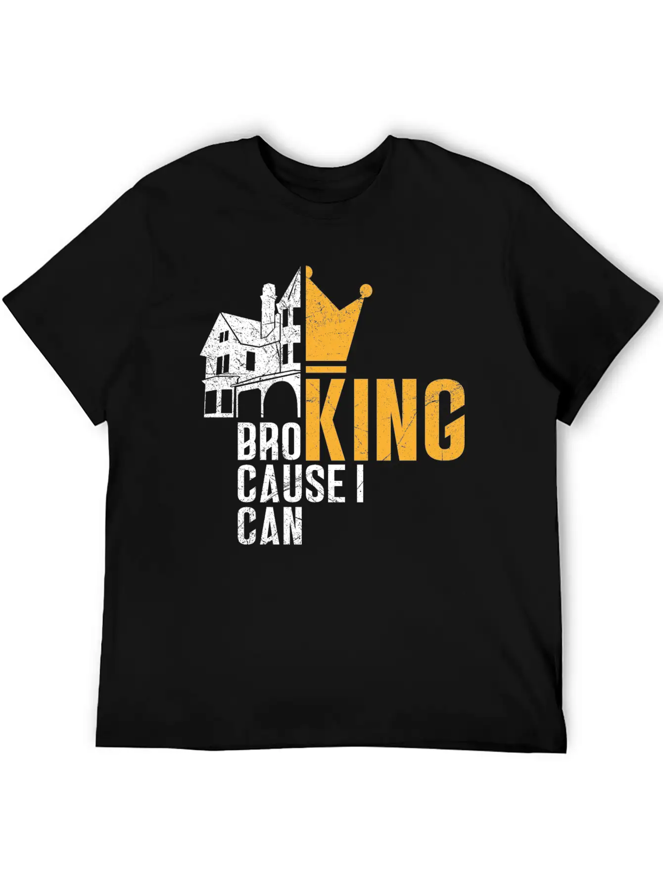 Broking KING - Cause I Can - Gift Idea For Brokers Stylish Everyday T-Shirt – Unisex Basic Cotton Tee