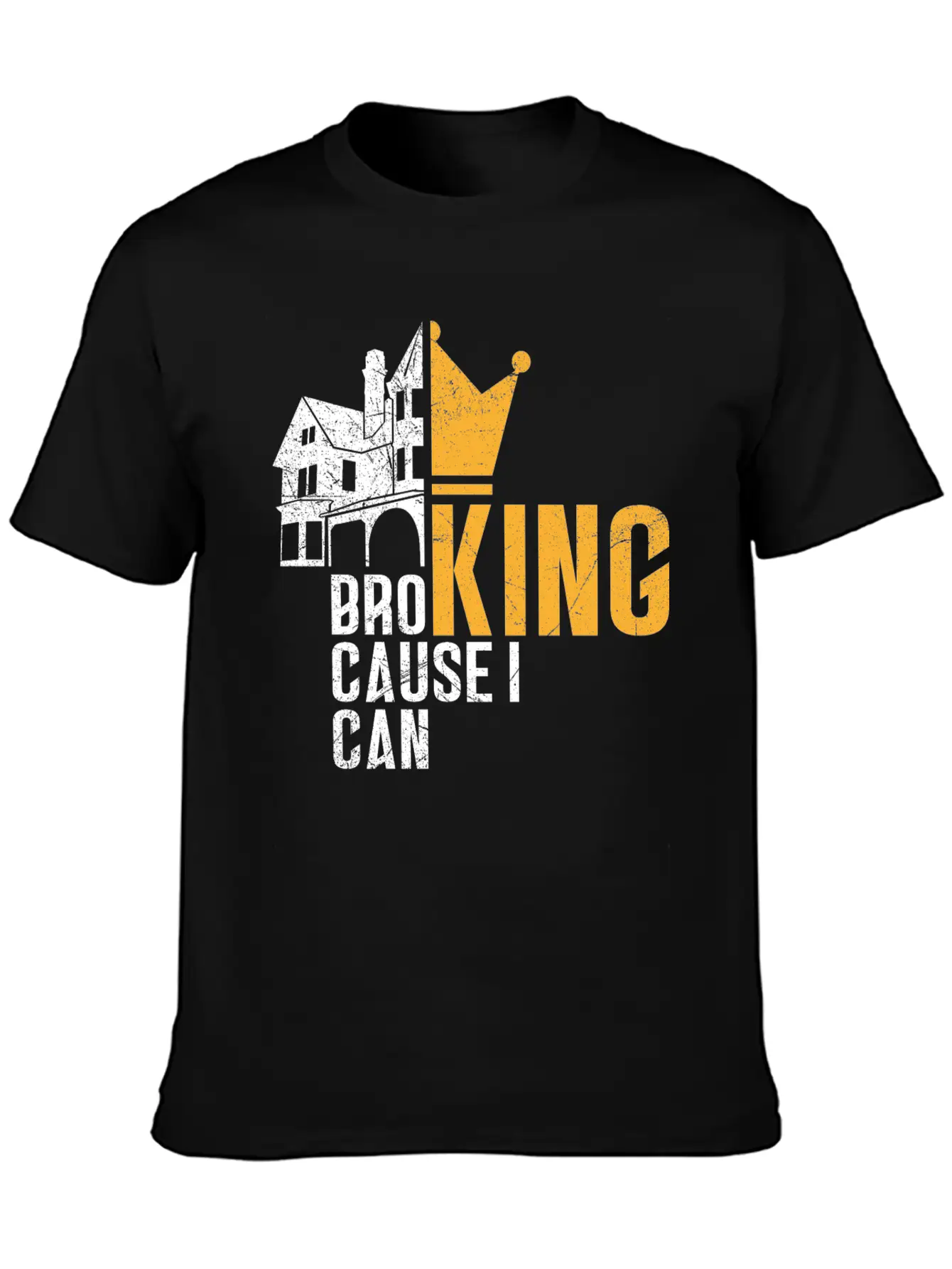 Broking KING - Cause I Can - Gift Idea For Brokers Stylish Everyday T-Shirt – Unisex Basic Cotton Tee