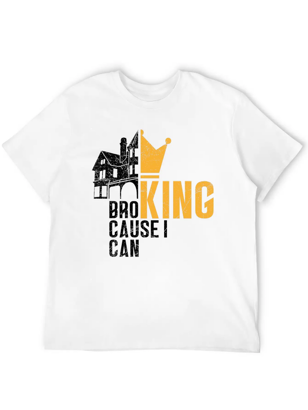 Broking KING - Cause I Can - Gift Idea For Brokers Stylish Everyday T-Shirt – Unisex Basic Cotton Tee