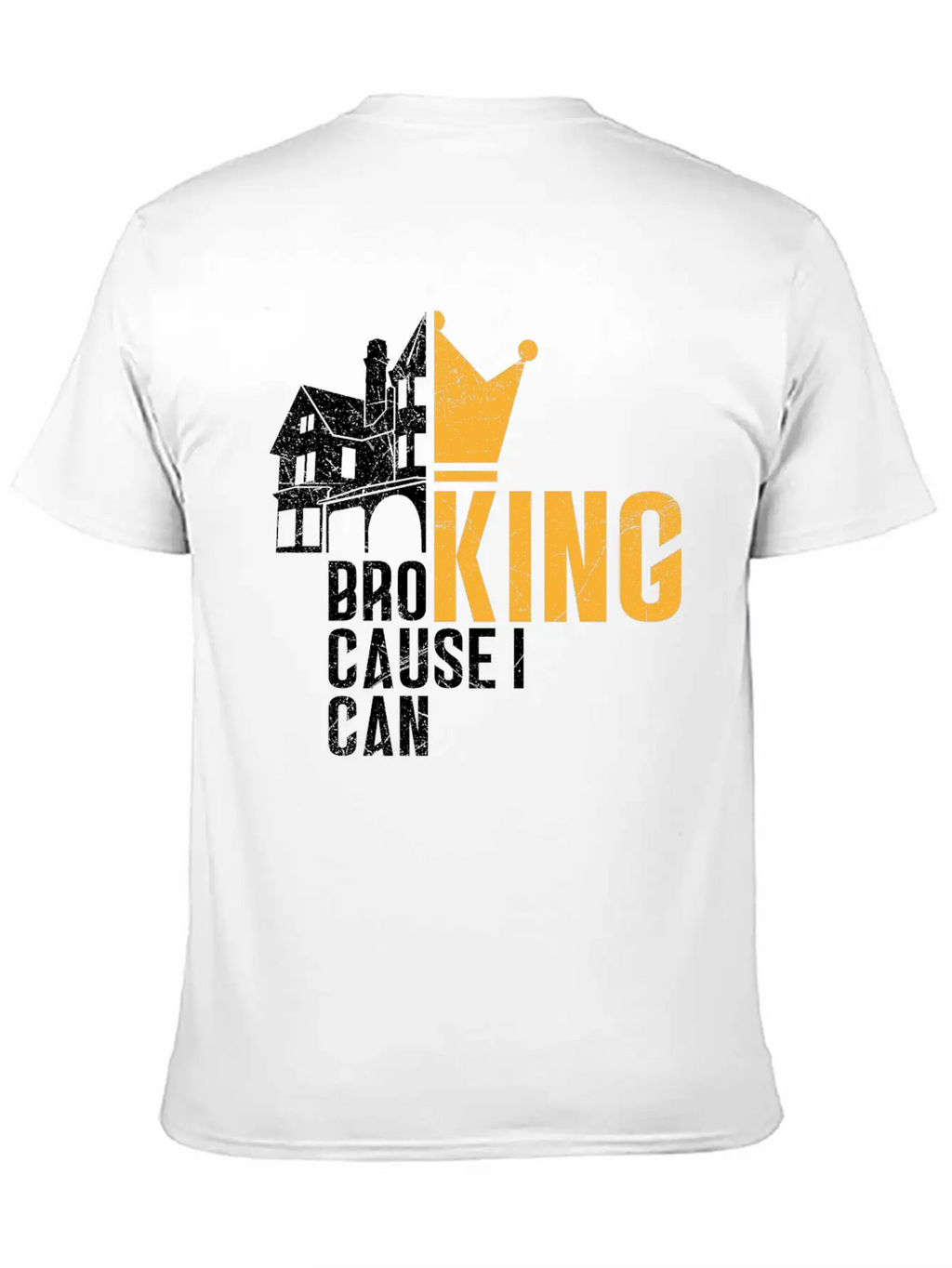 Broking KING - Cause I Can - Gift Idea For Brokers Stylish Everyday T-Shirt – Unisex Basic Cotton Tee