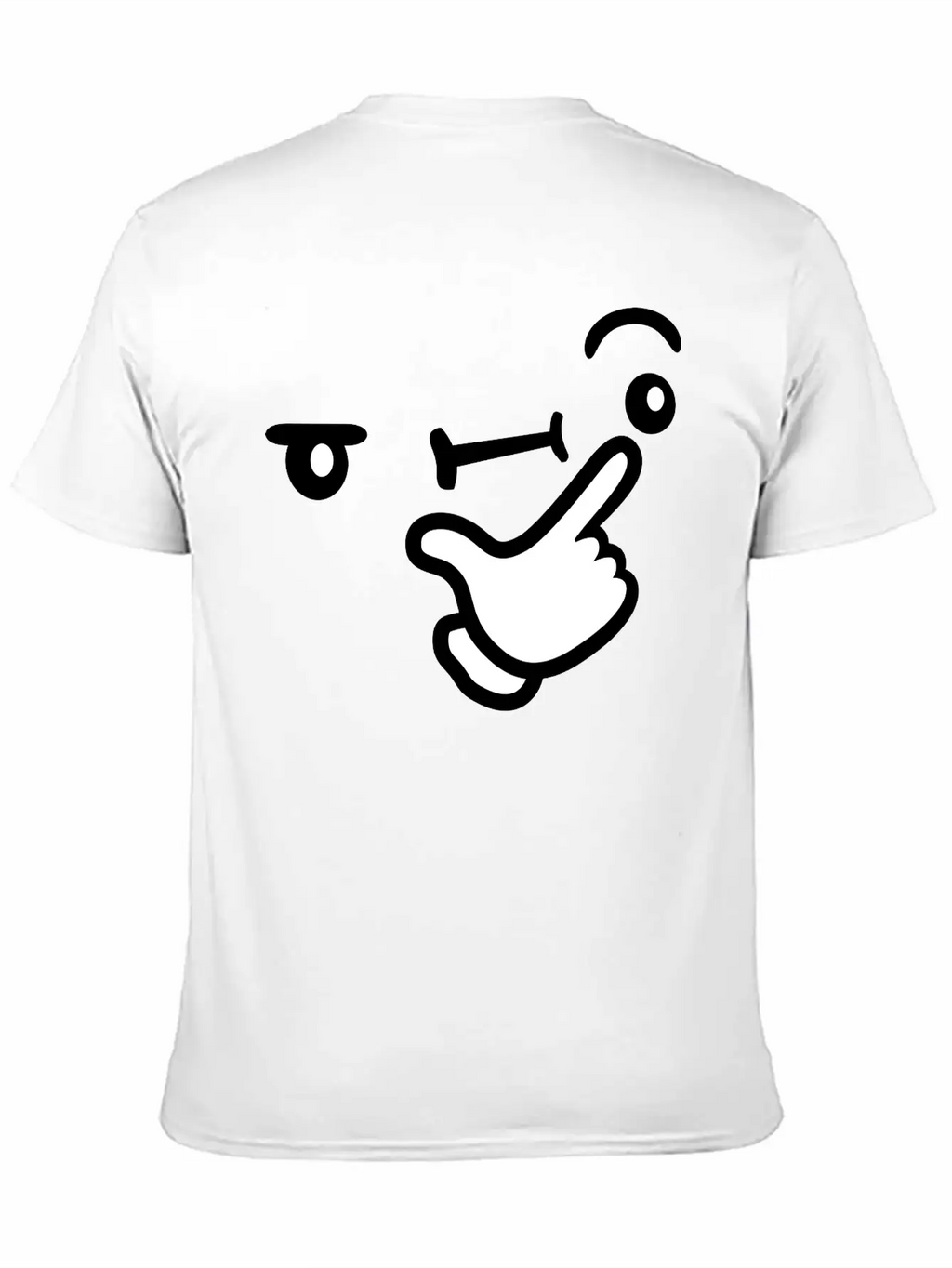 Brooding Face Thoughtful Breathable Soft Cotton T-Shirt – Timeless Casual Look