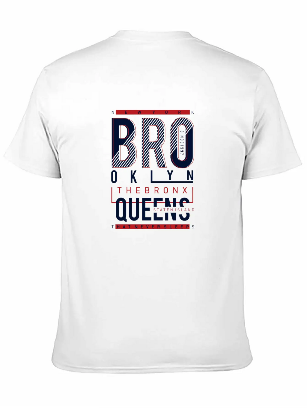 Brooklyn Graphic Apparel Modern Design For T Shirt Unisex Casual T-Shirt – Clean Design For Daily Comfort