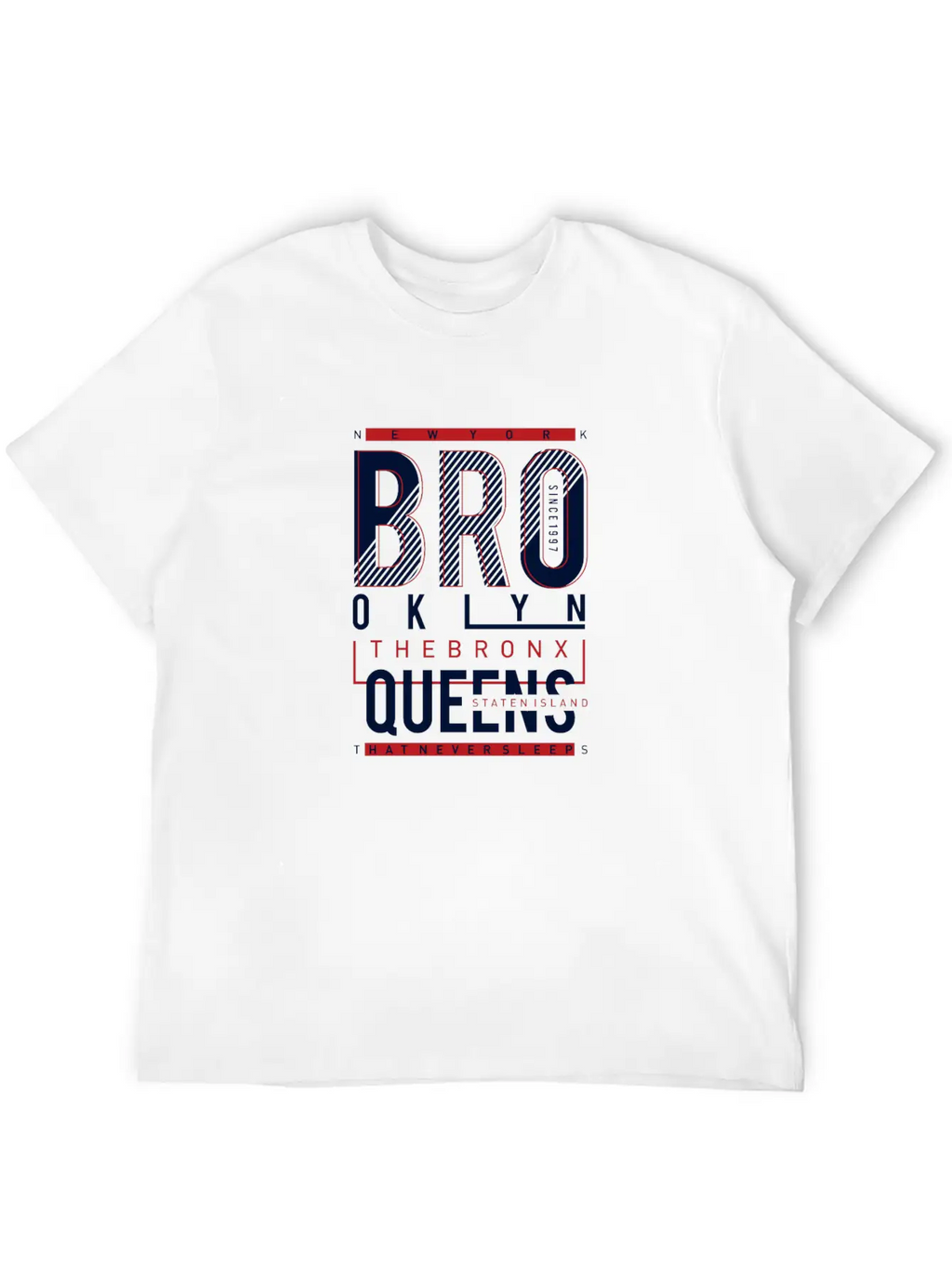 Brooklyn Graphic Apparel Modern Design For T Shirt Unisex Casual T-Shirt – Clean Design For Daily Comfort