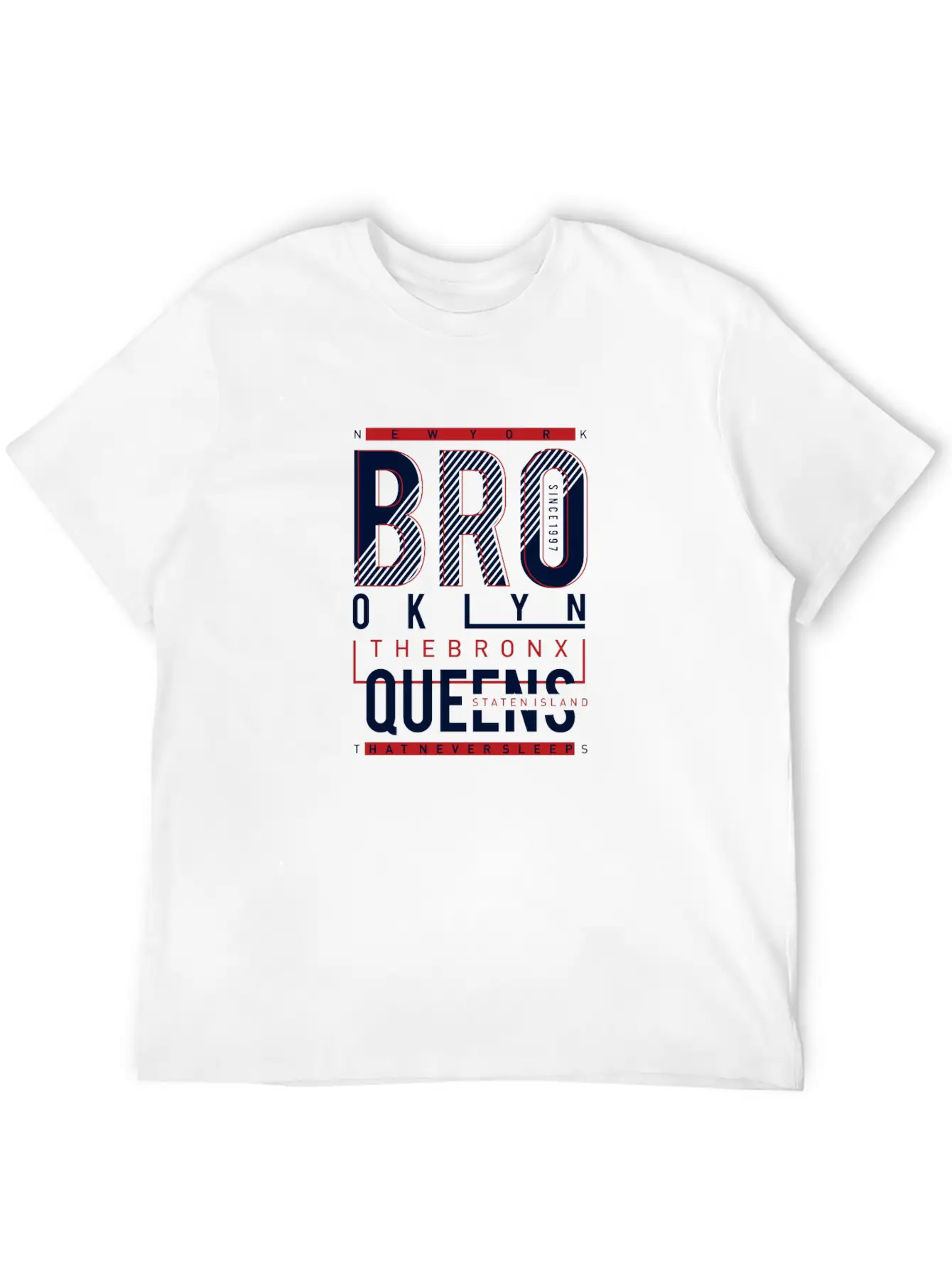 Brooklyn Graphic Apparel Modern Design For T Shirt Unisex Casual T-Shirt – Clean Design For Daily Comfort