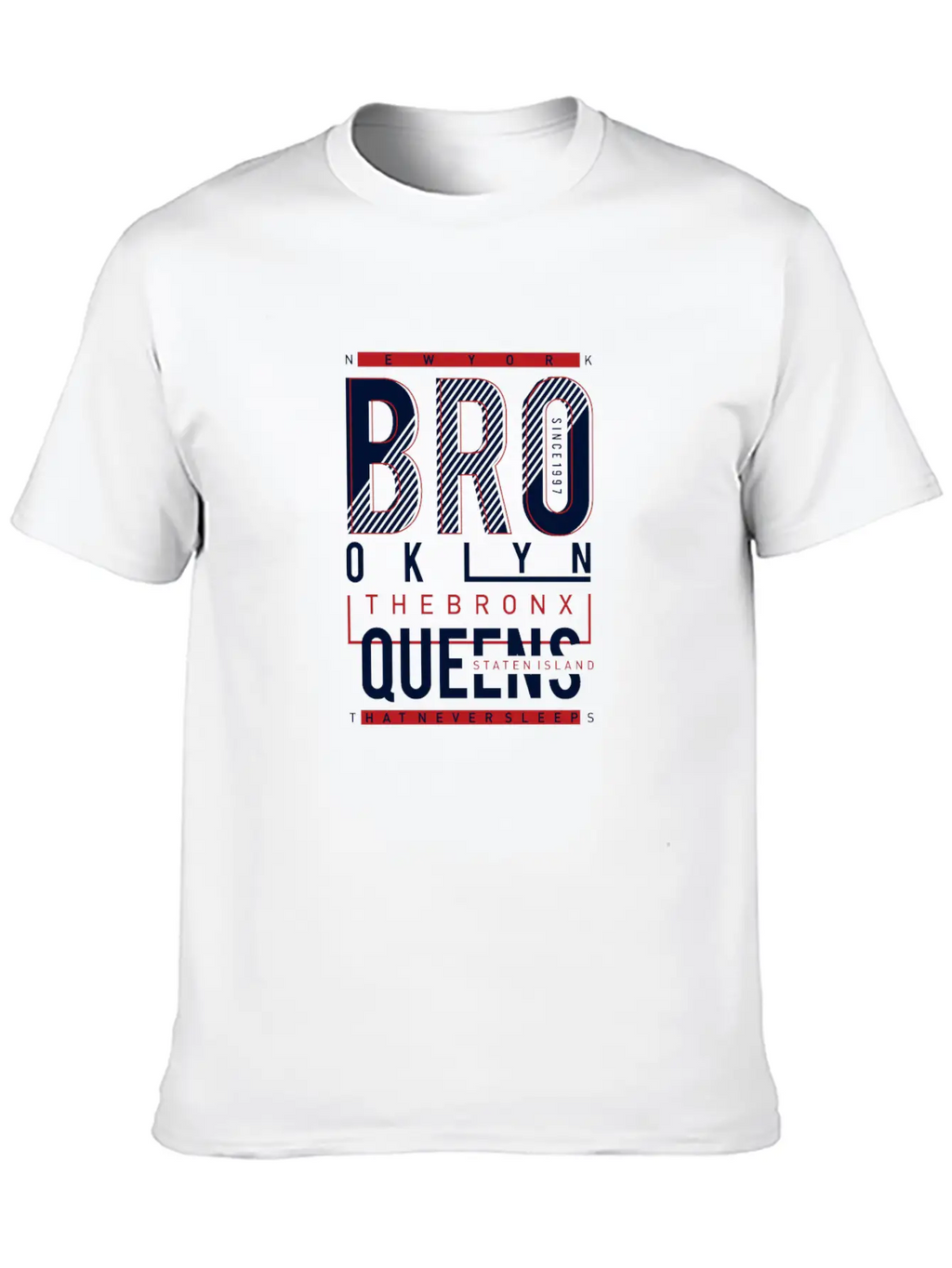 Brooklyn Graphic Apparel Modern Design For T Shirt Unisex Casual T-Shirt – Clean Design For Daily Comfort