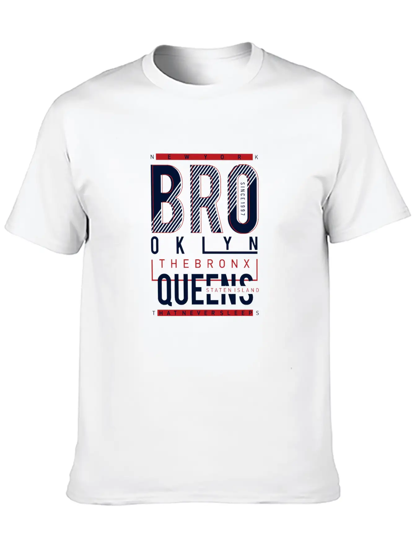 Brooklyn Graphic Apparel Modern Design For T Shirt Unisex Casual T-Shirt – Clean Design For Daily Comfort