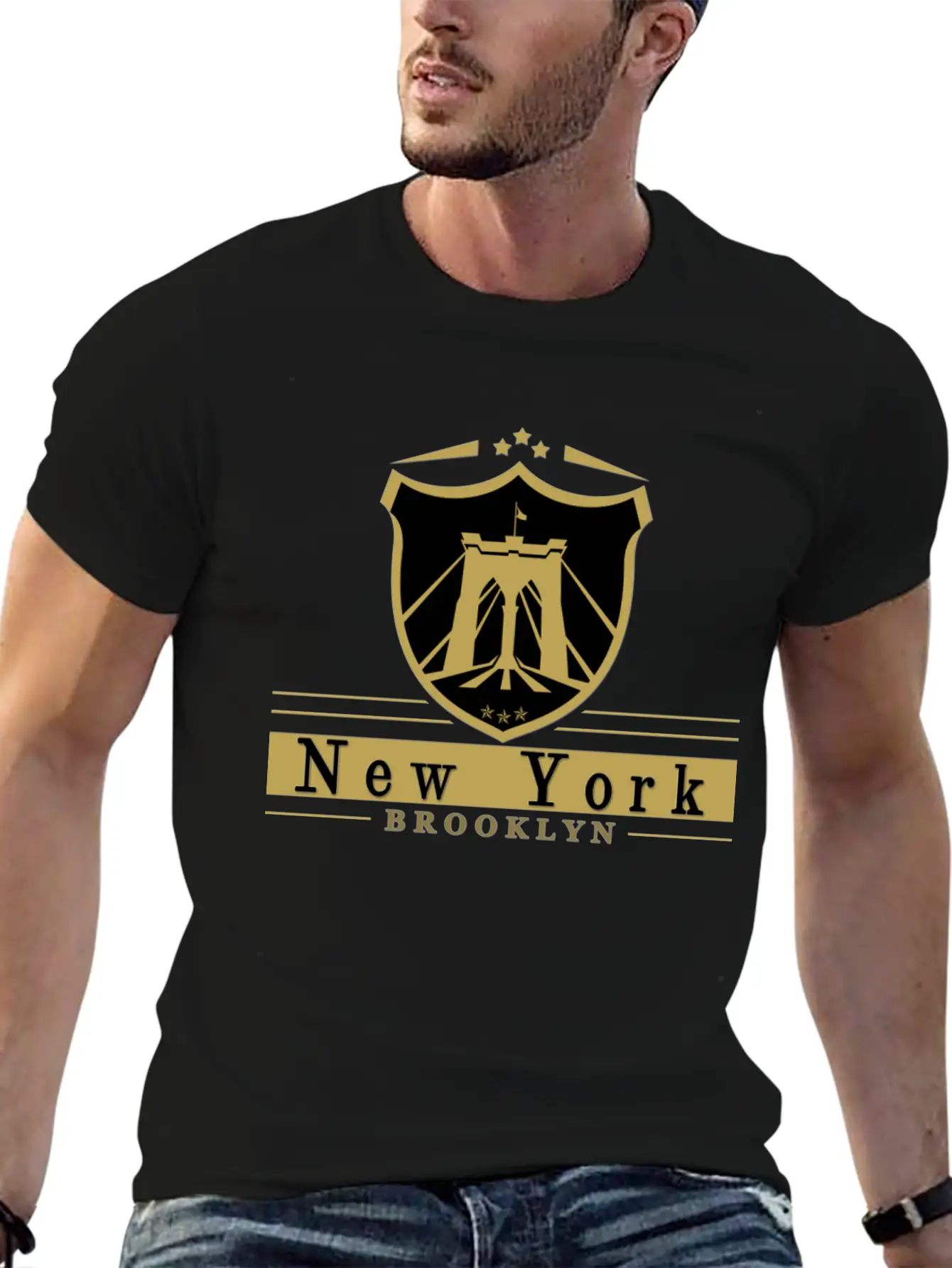 Brooklyn New York Bridge Nyc Pride Icon Unisex Casual T-Shirt – Clean Design For Daily Comfort