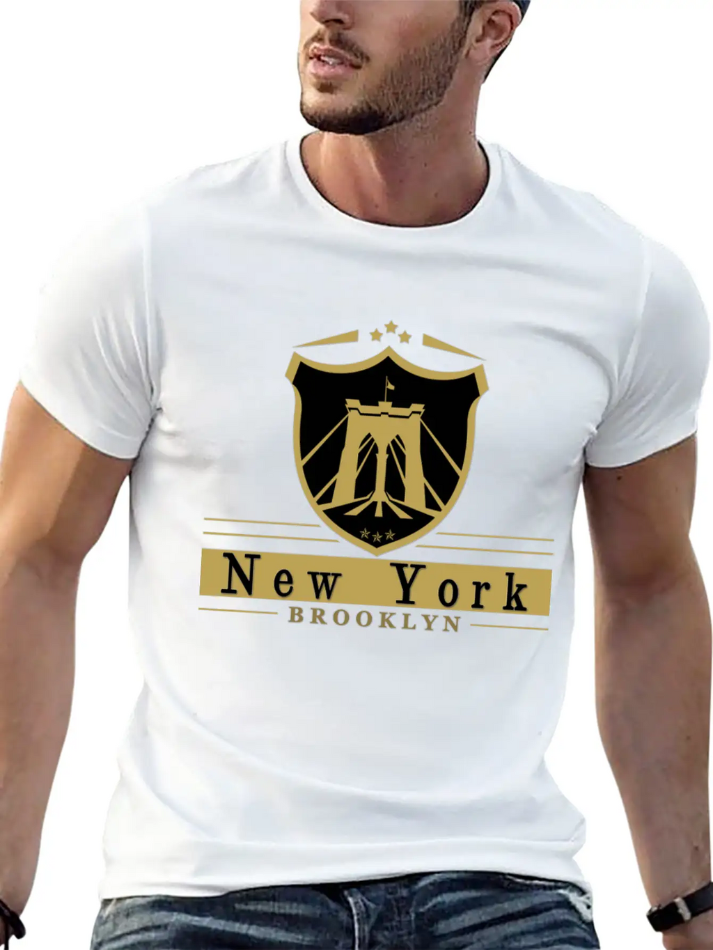 Brooklyn New York Bridge Nyc Pride Icon Unisex Casual T-Shirt – Clean Design For Daily Comfort