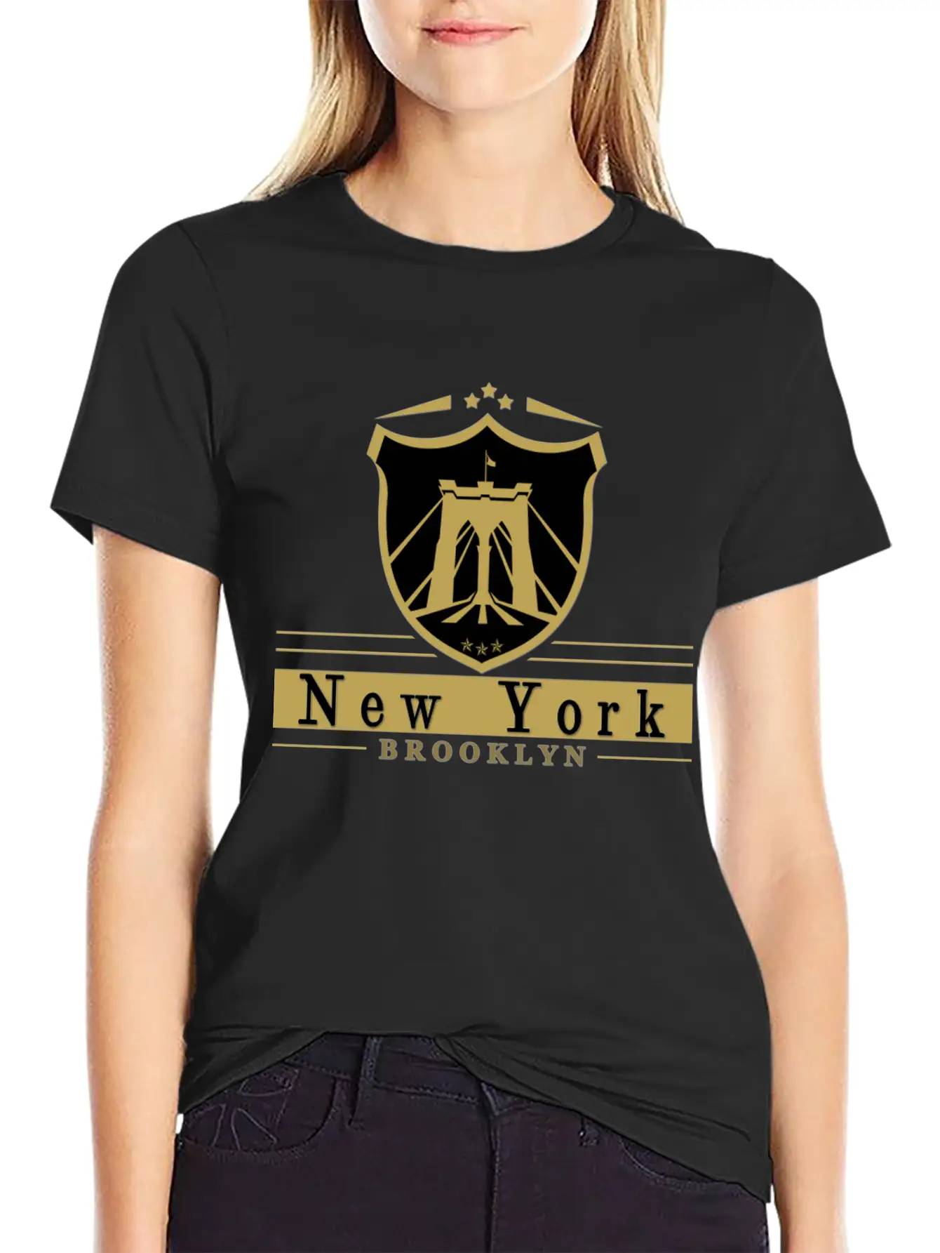Brooklyn New York Bridge Nyc Pride Icon Unisex Casual T-Shirt – Clean Design For Daily Comfort