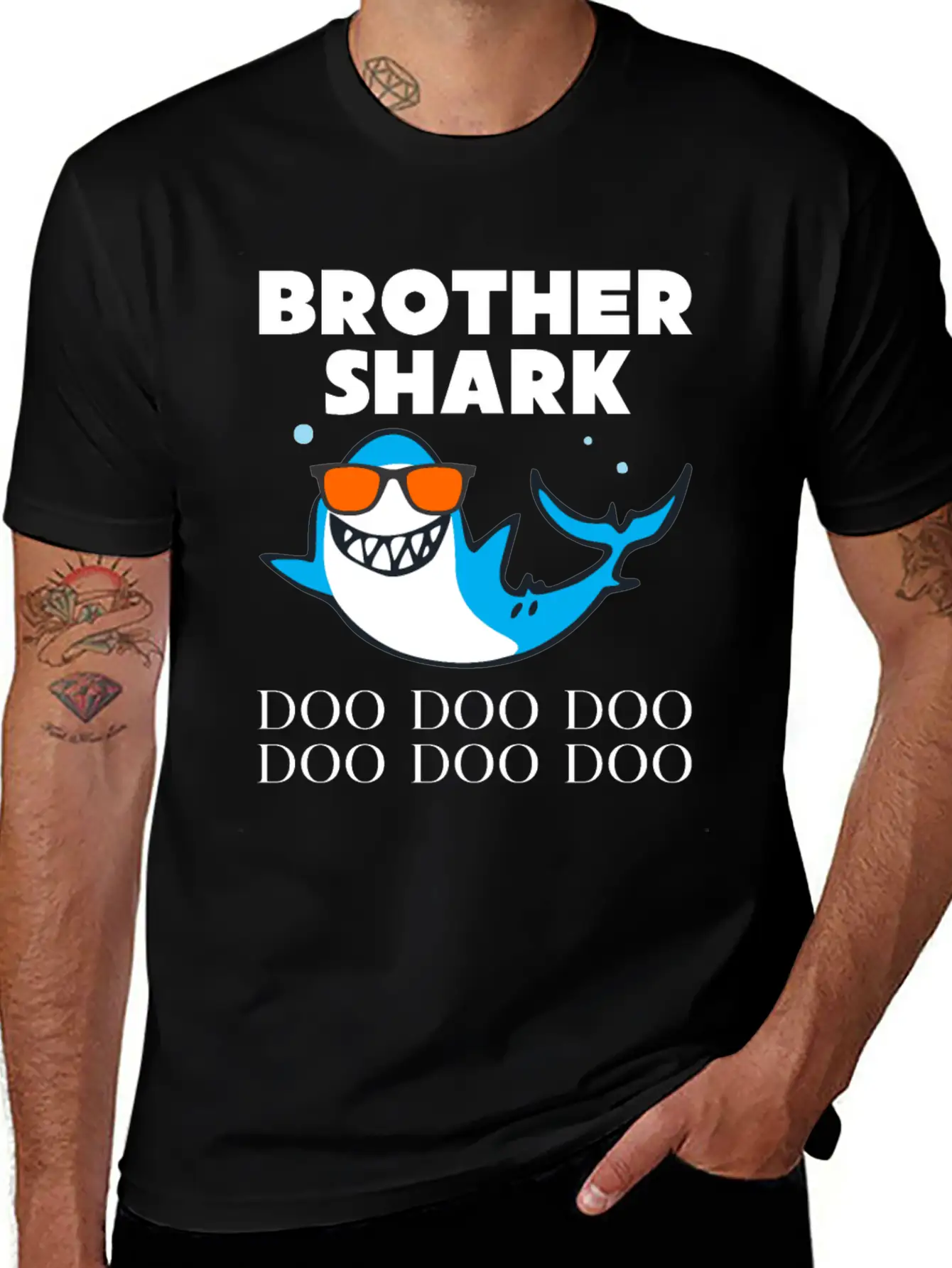 Brother Shark Stylish Everyday T-Shirt – Unisex Basic Cotton Tee