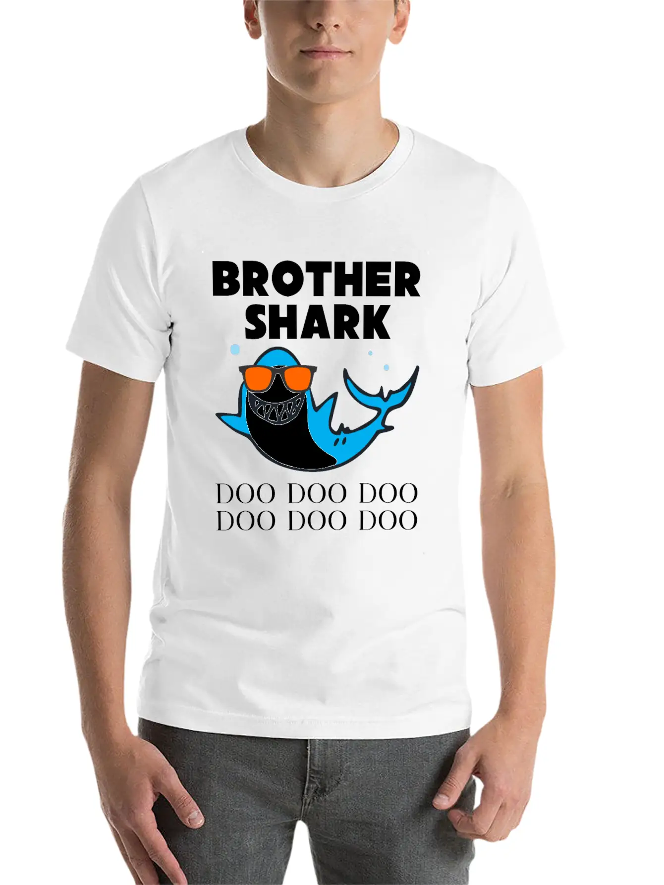 Brother Shark Stylish Everyday T-Shirt – Unisex Basic Cotton Tee