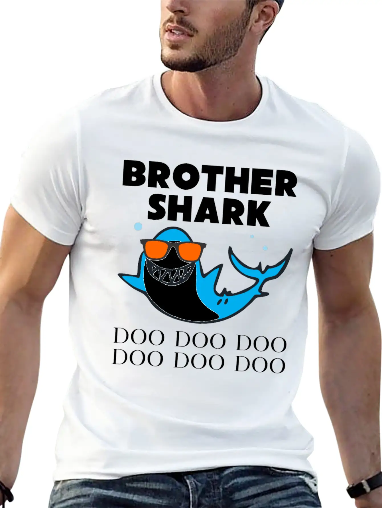 Brother Shark Stylish Everyday T-Shirt – Unisex Basic Cotton Tee