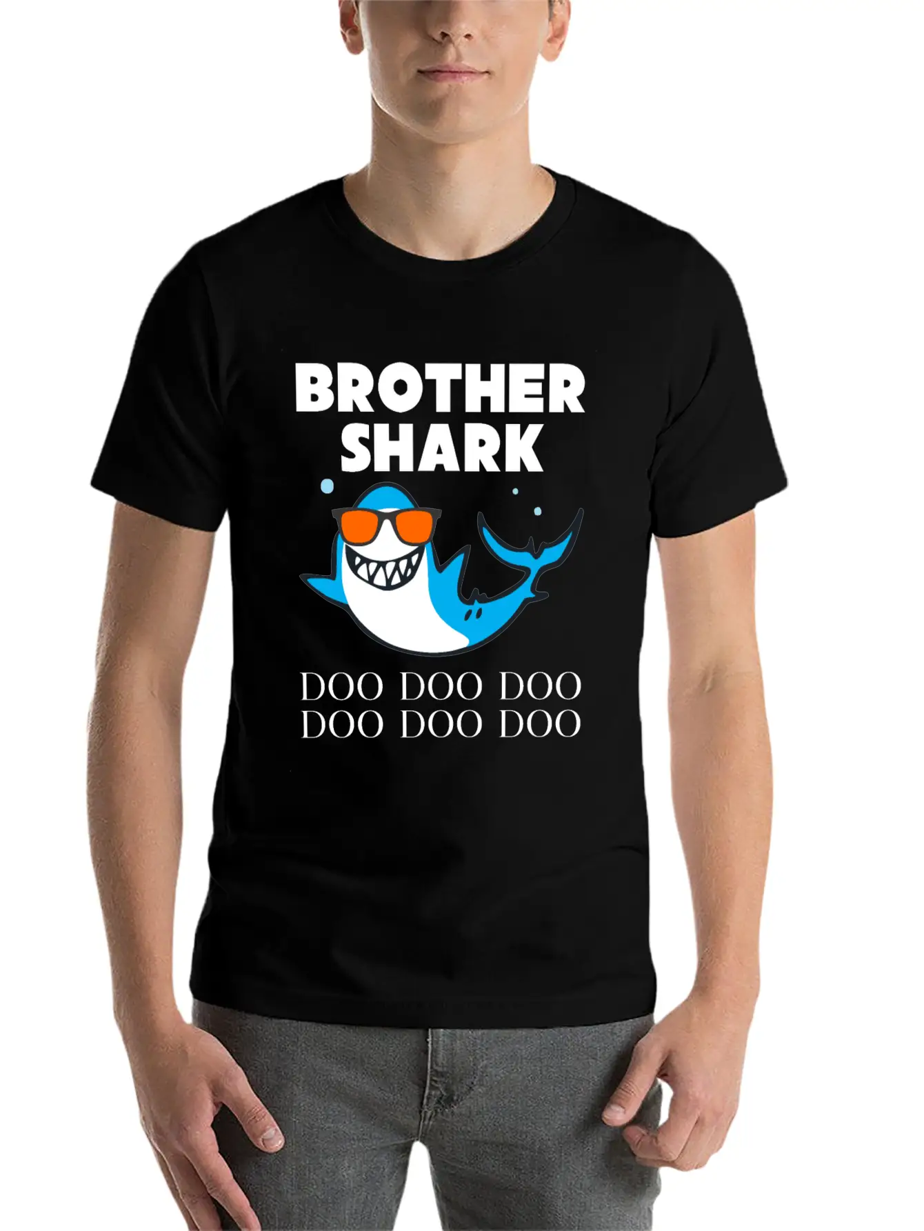Brother Shark Stylish Everyday T-Shirt – Unisex Basic Cotton Tee