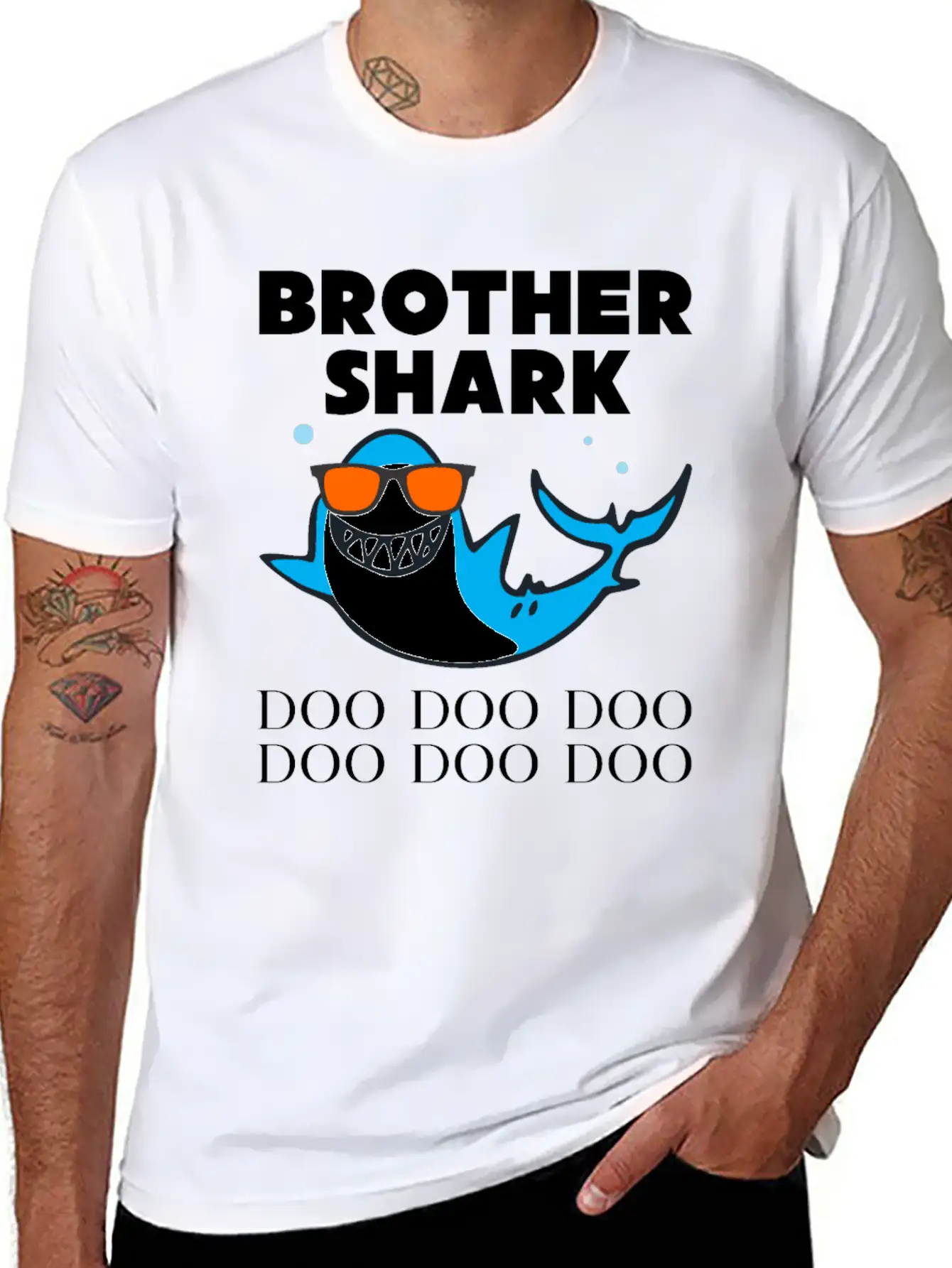 Brother Shark Stylish Everyday T-Shirt – Unisex Basic Cotton Tee