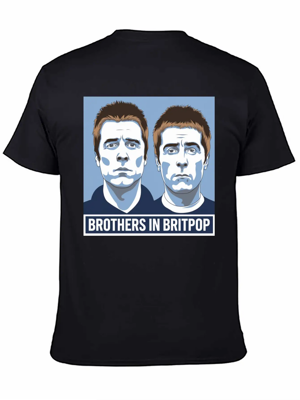 Brothers In Britpop. Breathable Soft Cotton T-Shirt – Timeless Casual Look