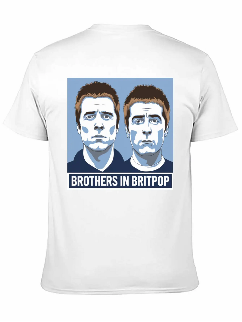 Brothers In Britpop. Breathable Soft Cotton T-Shirt – Timeless Casual Look