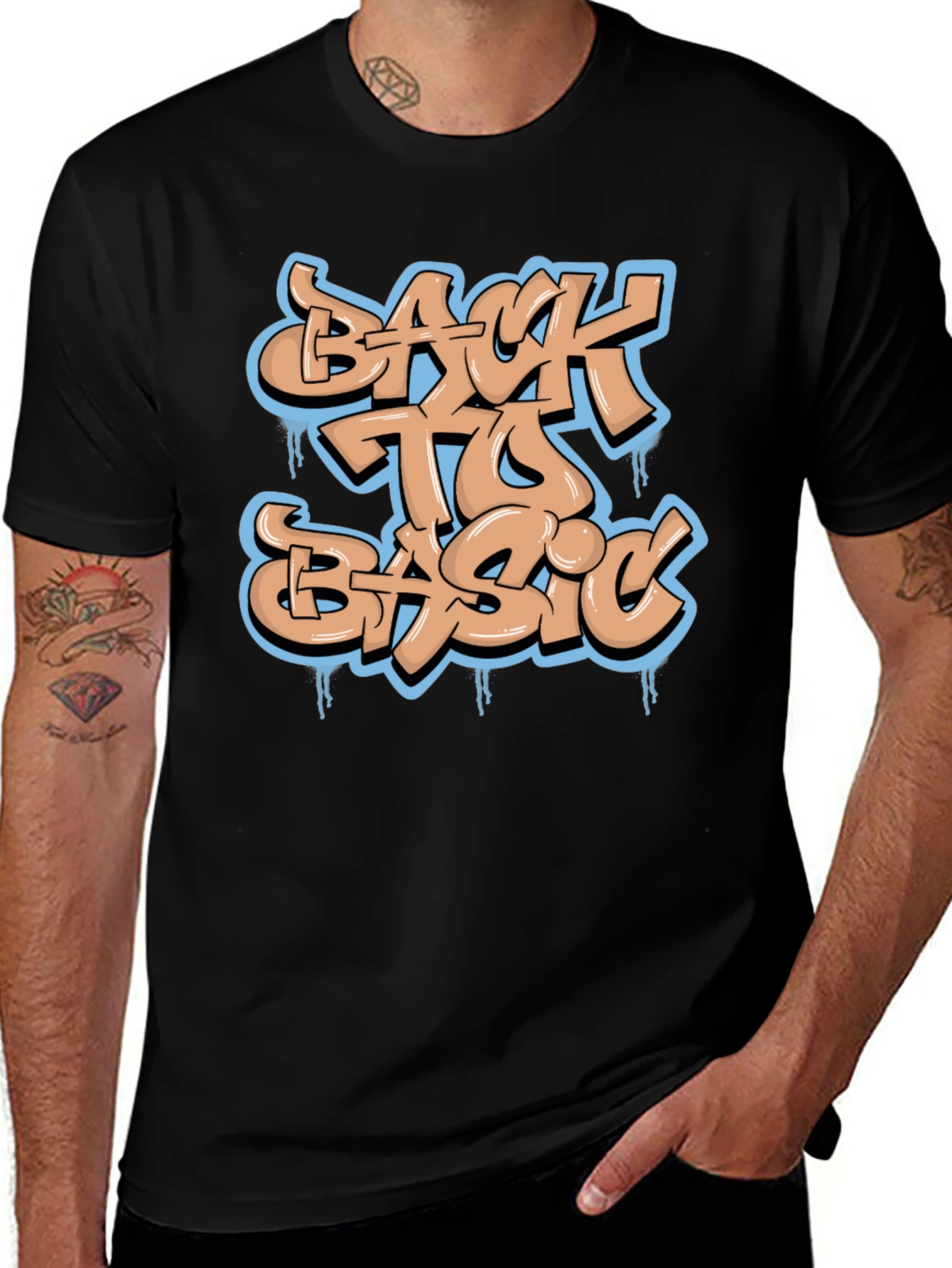 Back to Basic Graphic Tee - Cool Urban Design