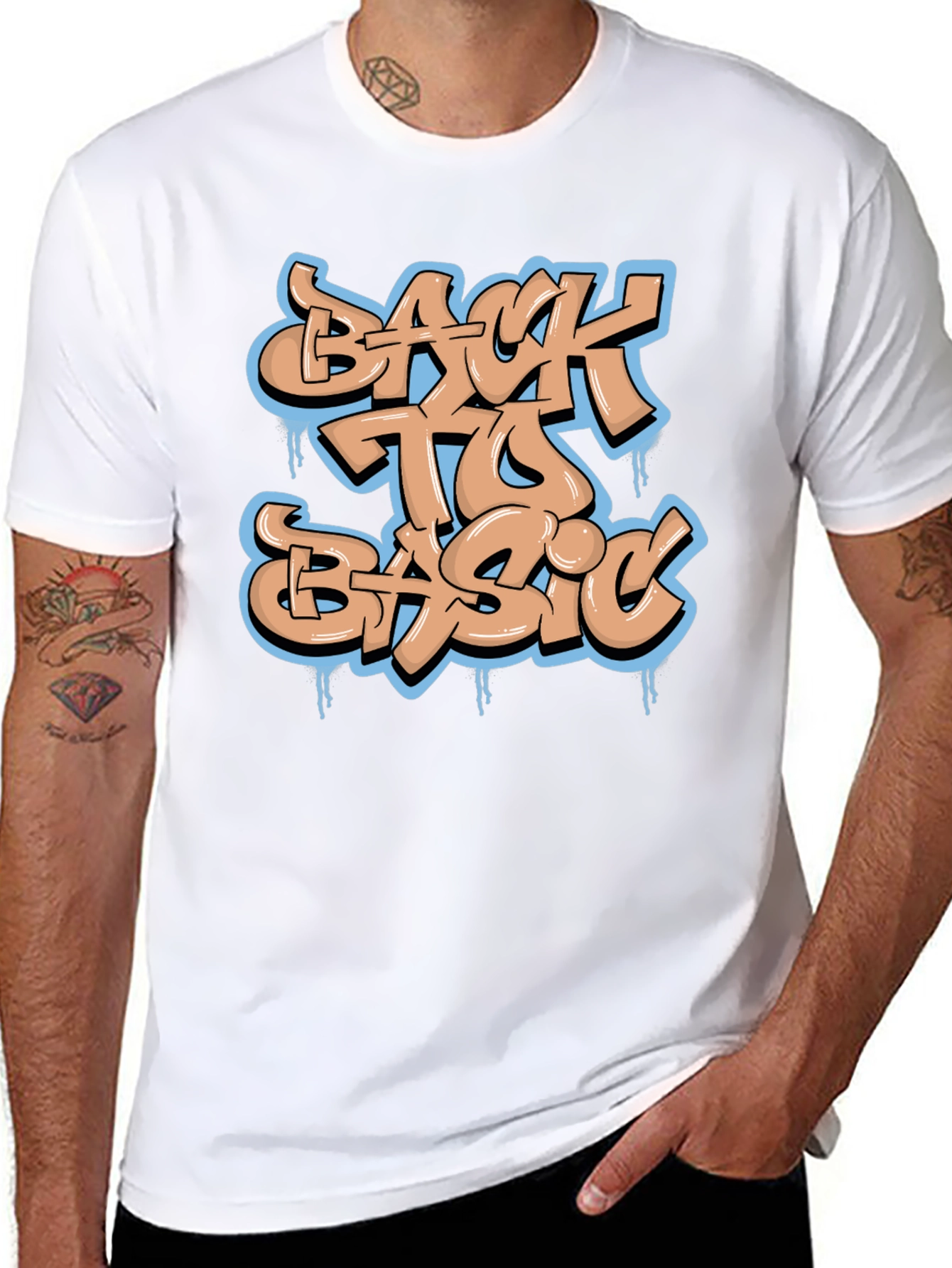 Back to Basic Graphic Tee - Cool Urban Design