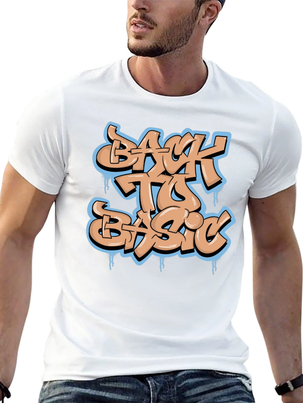 Back to Basic Graphic Tee - Cool Urban Design
