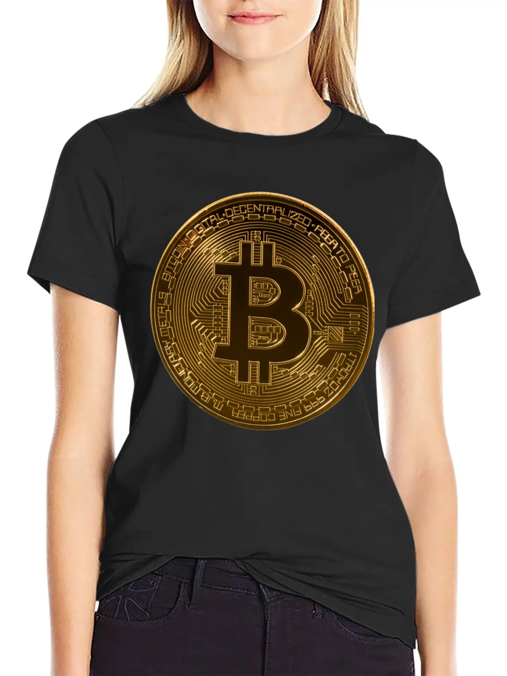 BTC Logo Original Design Collections Stylish Everyday T-Shirt – Unisex Basic Cotton Tee