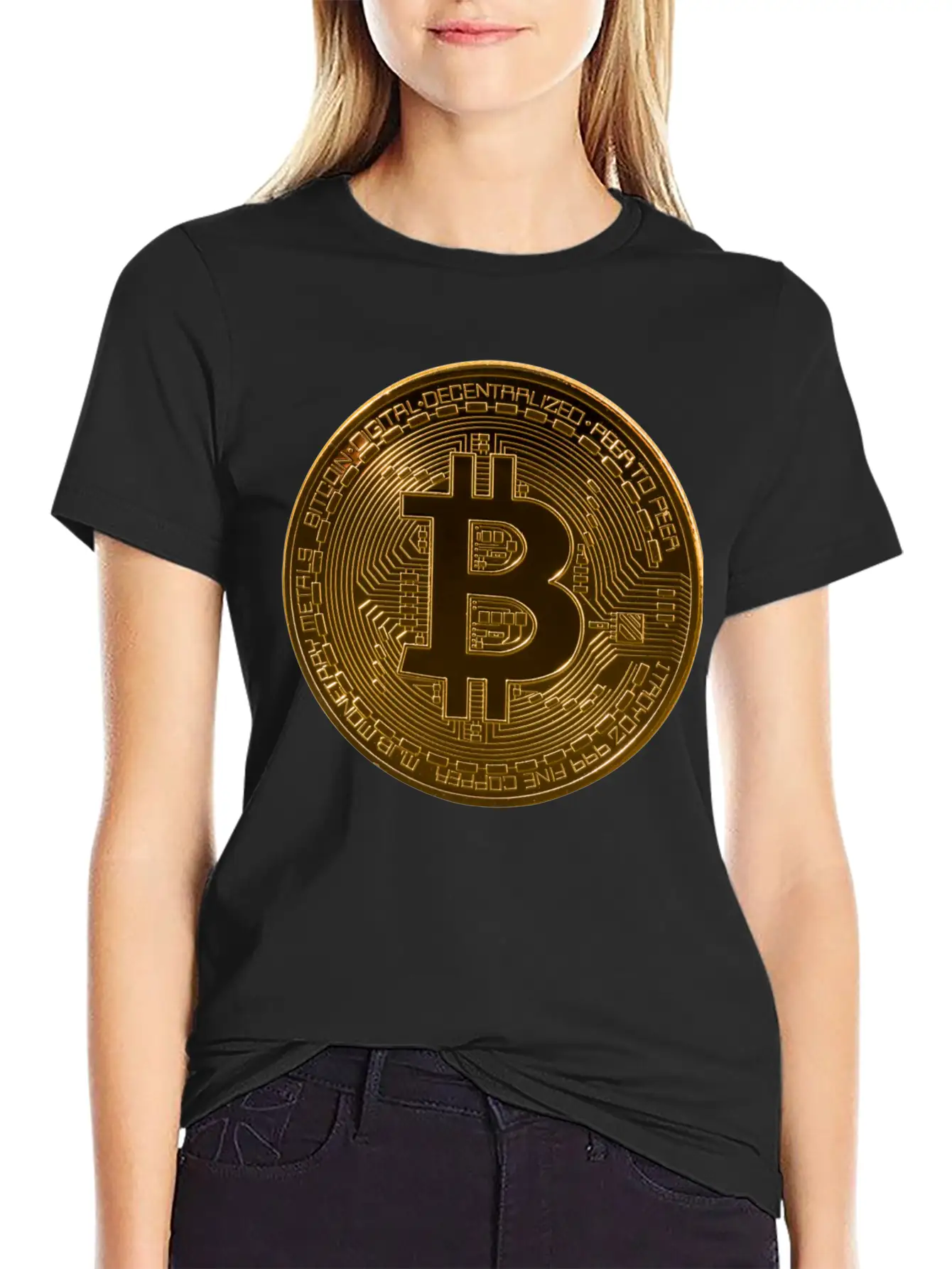 BTC Logo Original Design Collections Stylish Everyday T-Shirt – Unisex Basic Cotton Tee